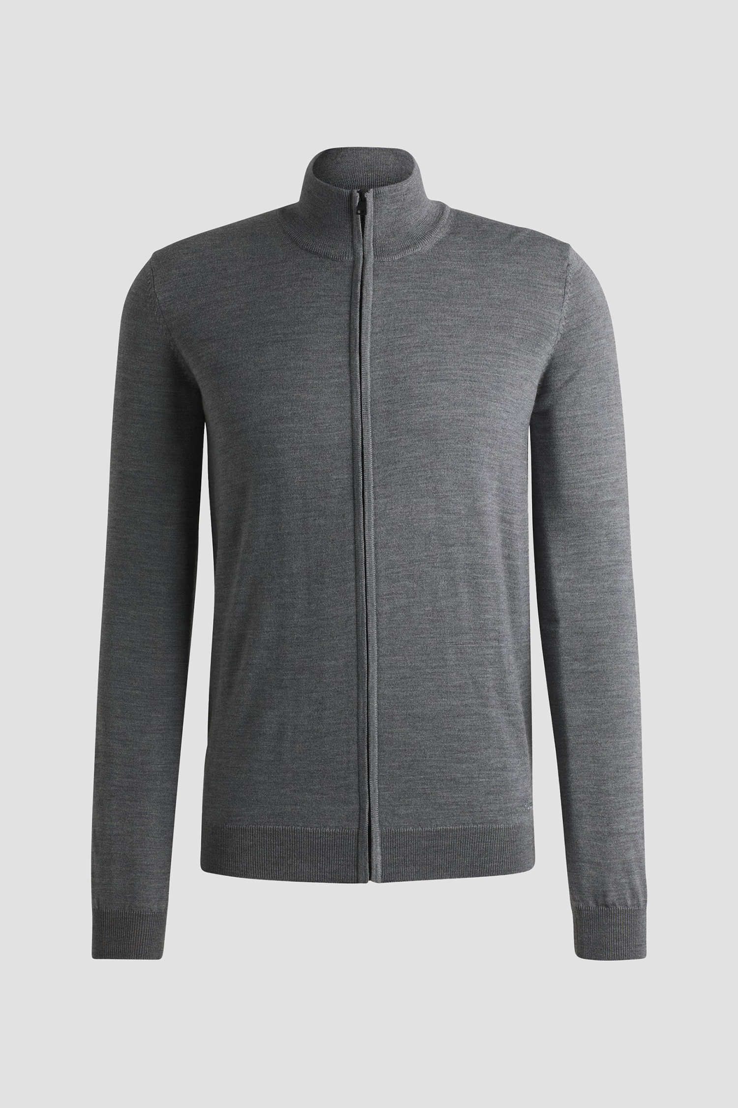 Чоловічий сірий вовняний кардиган HUGO 50474193;034