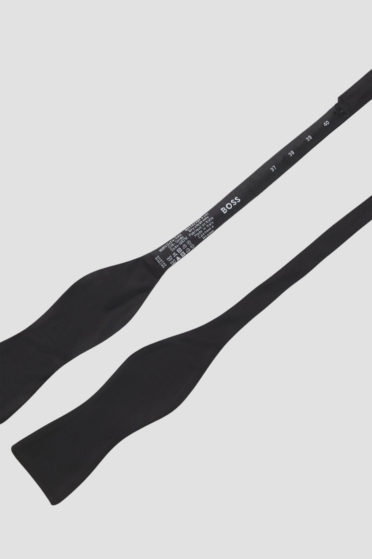 Мужская черная шелковая бабочка BOSS 50480292;001