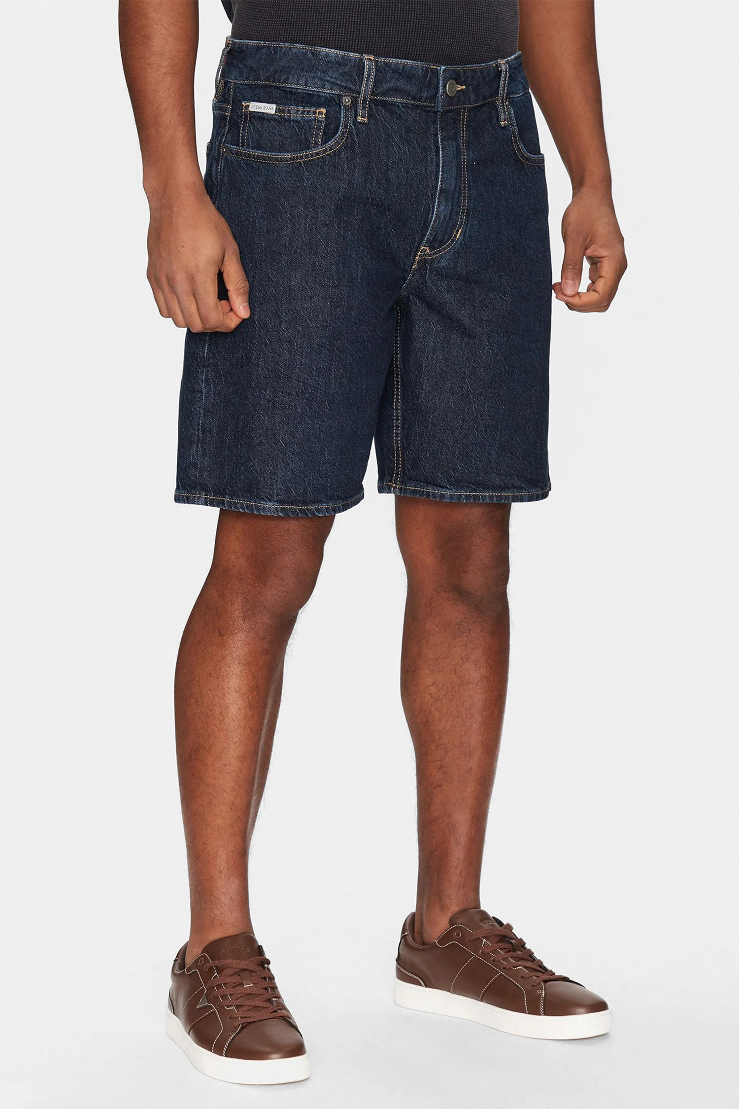 Чоловічі темно-сині джинсові шорти Guess Jeans M4YD37.D5M55;GAD1