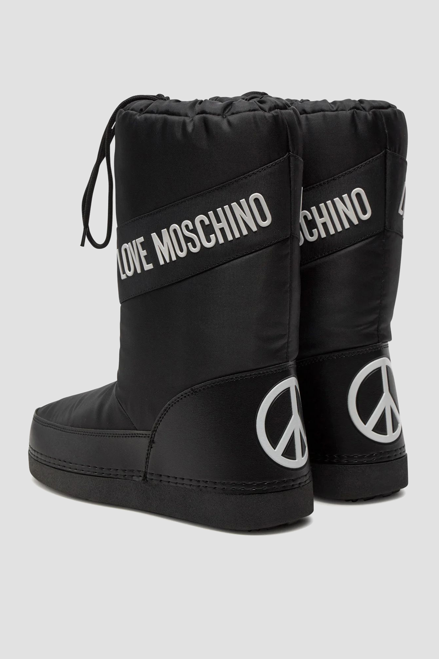 Женские черные дутики Moschino JA24032G1N.ISA;000