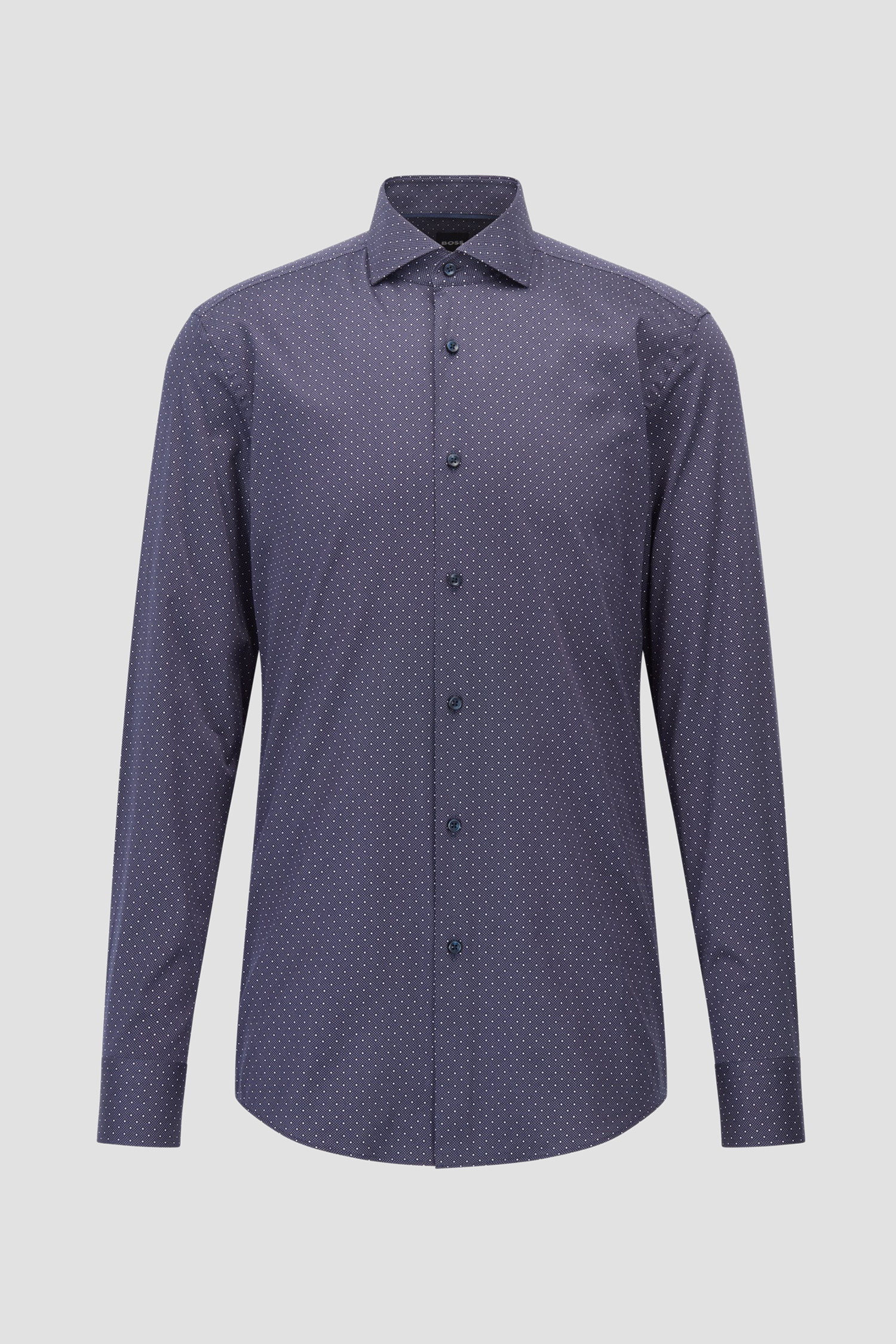 Мужская темно-синяя рубашка BOSS 50469711;404