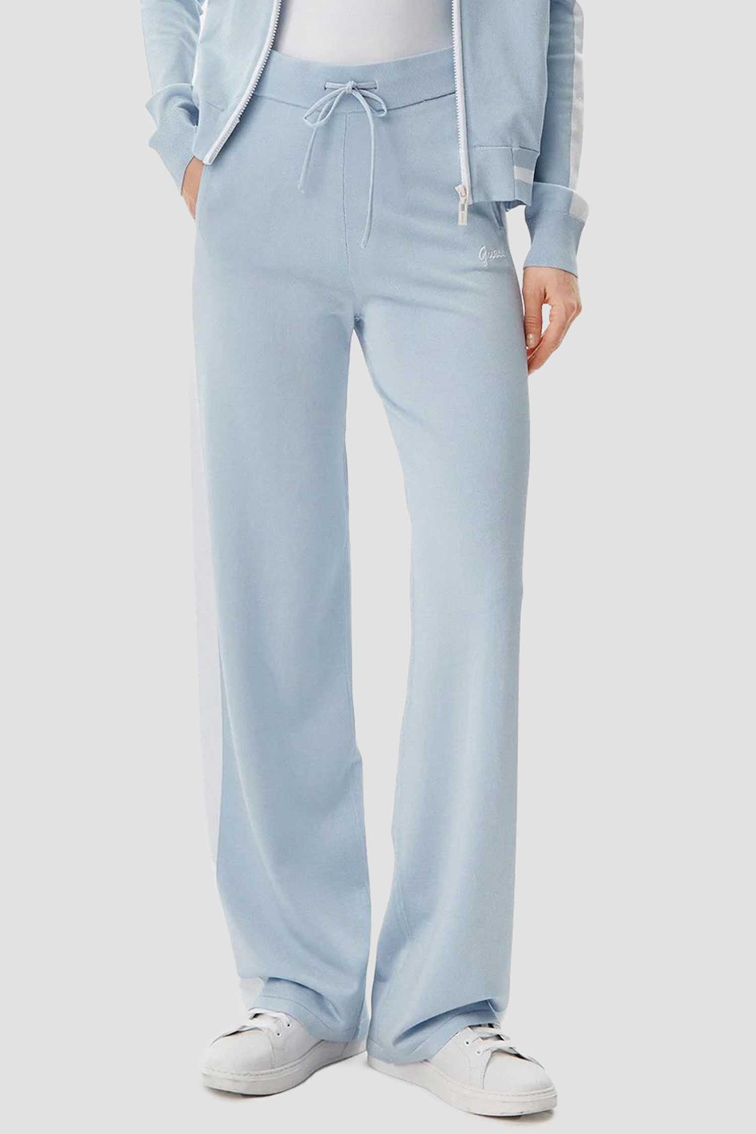 Женские голубые спортивные брюки Guess V5GB00.Z3D60;G7O3