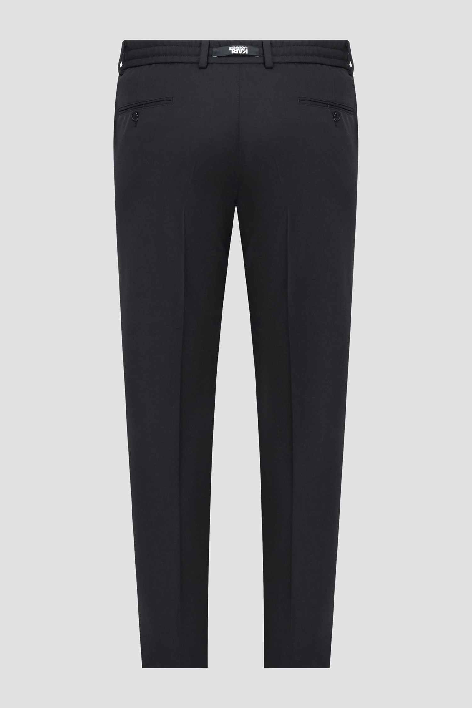 Чоловічі чорні вовняні брюки Karl Lagerfeld 533083.255056;990