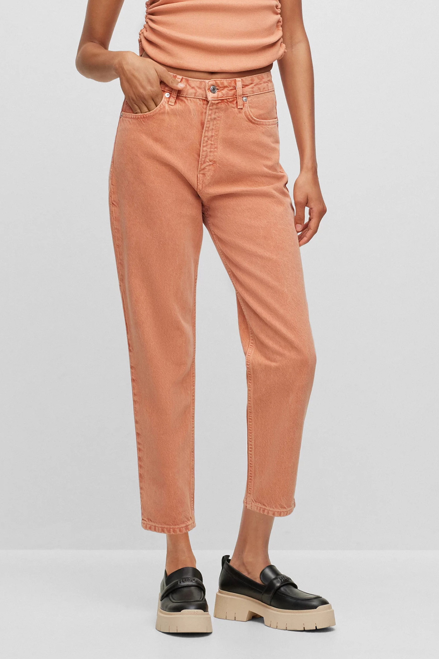 Жіночі помаранчеві джинси HUGO 50490508;899