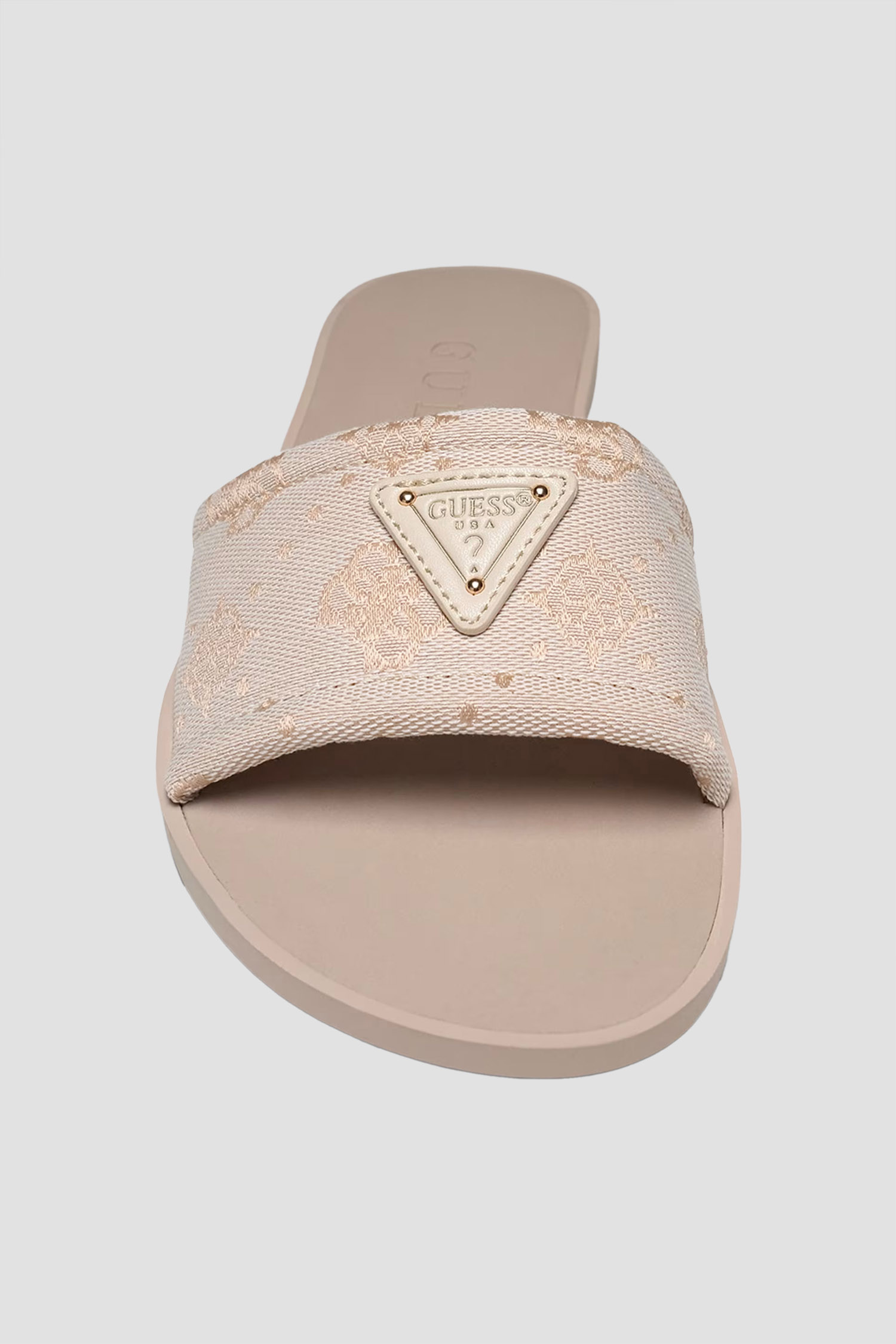 Женские бежевые мюли с узором Guess FLJELS.FAL03;CREAM
