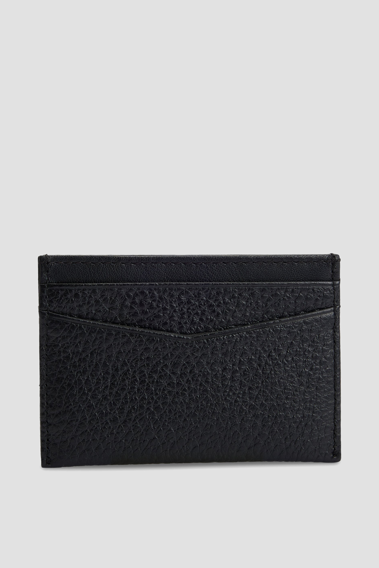 Мужской черный кожаный кардхолдер BOSS 50529515;001