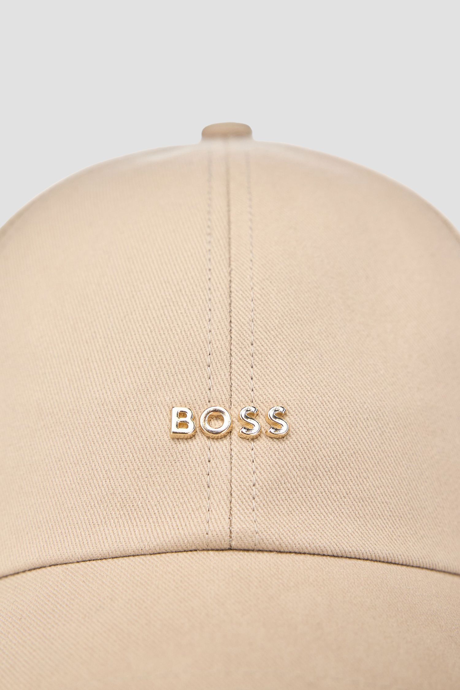 Жіноча бежева кепка BOSS 50533367;275