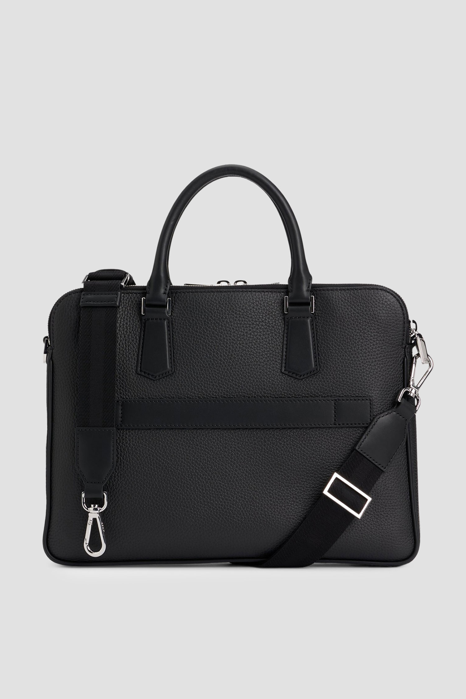 Hugo boss 黒 レザー ビジネスバッグ 50332237 Мужская черная кожаная сумка для ноутбука BOSS 50529302;001