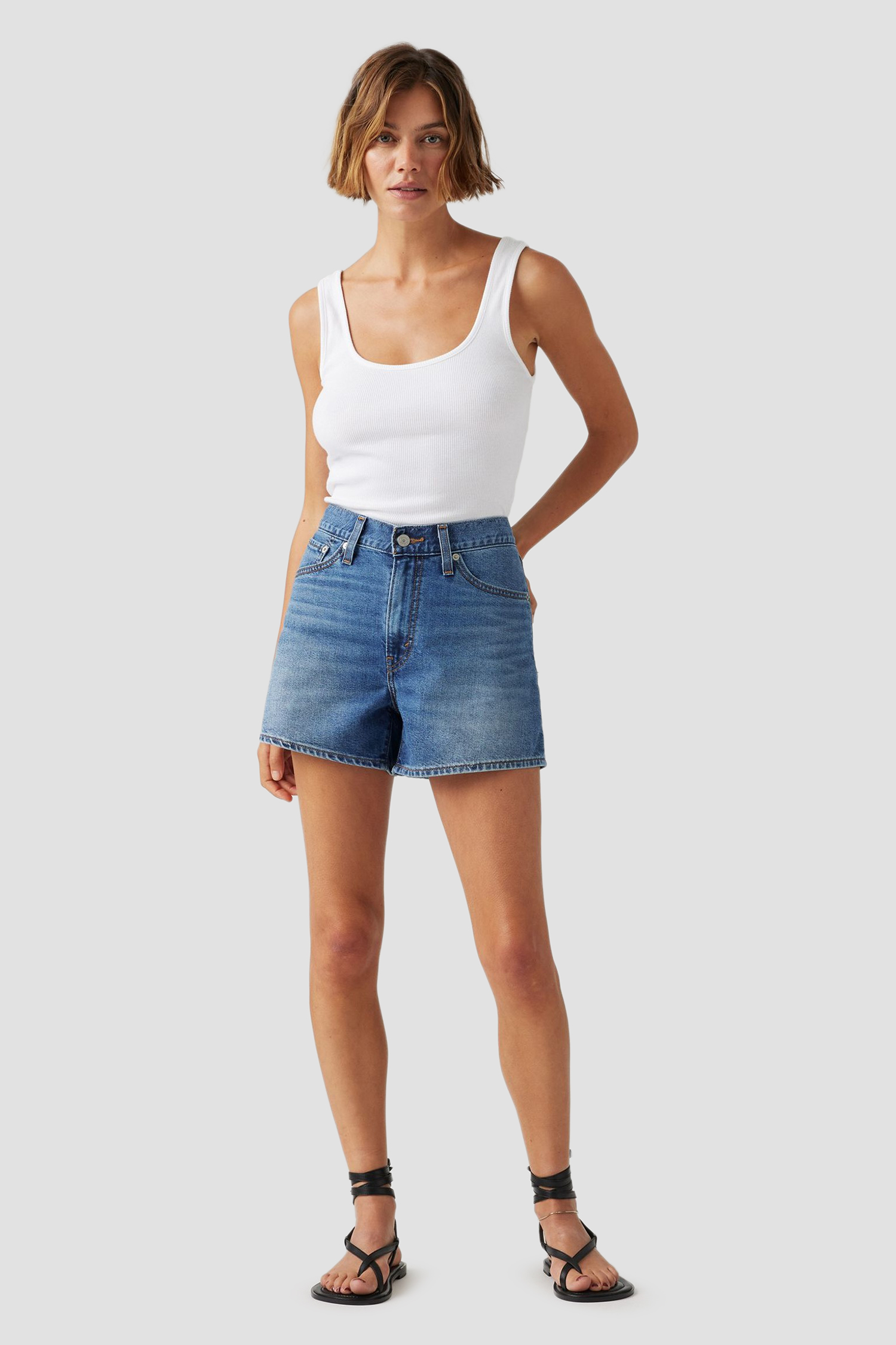 Женские синие джинсовые шорты 80's Mom Levi’s® A4695;0014