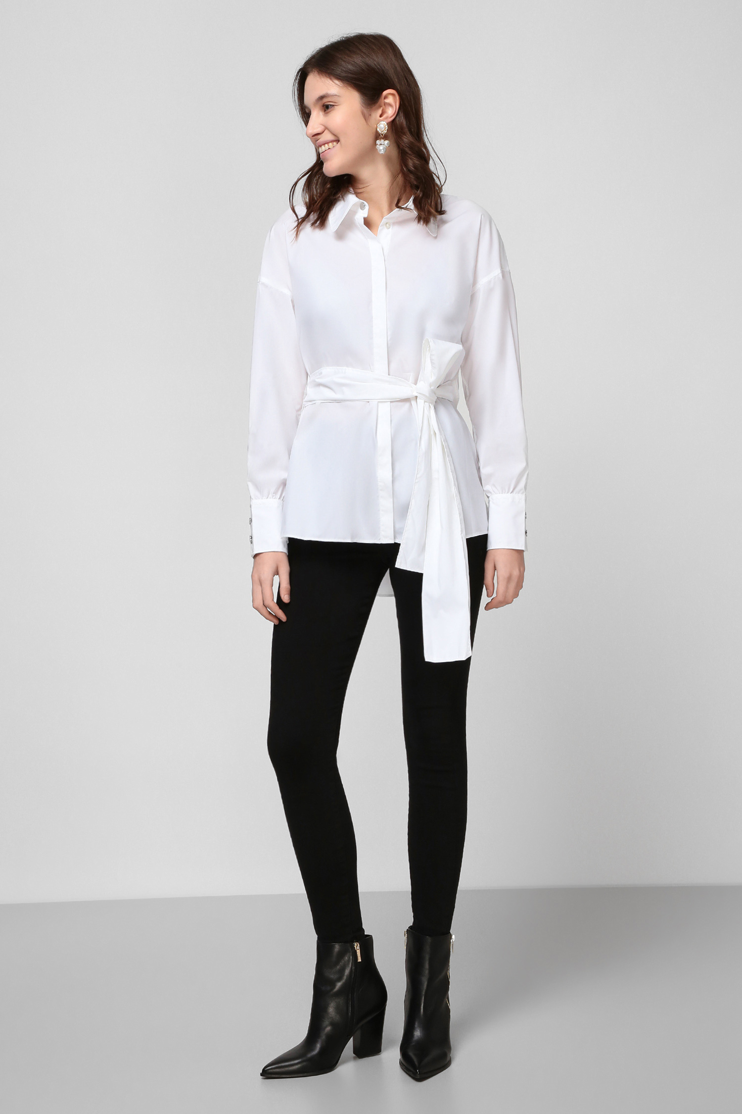 Женская белая блуза HUGO 50447649;100