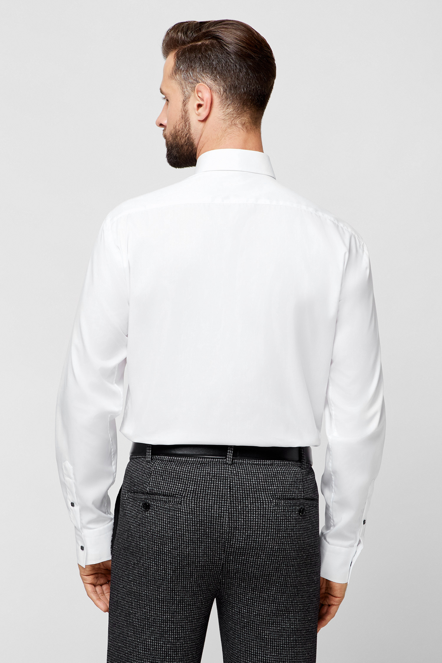Мужская белая рубашка Karl Lagerfeld 500699.605000;10