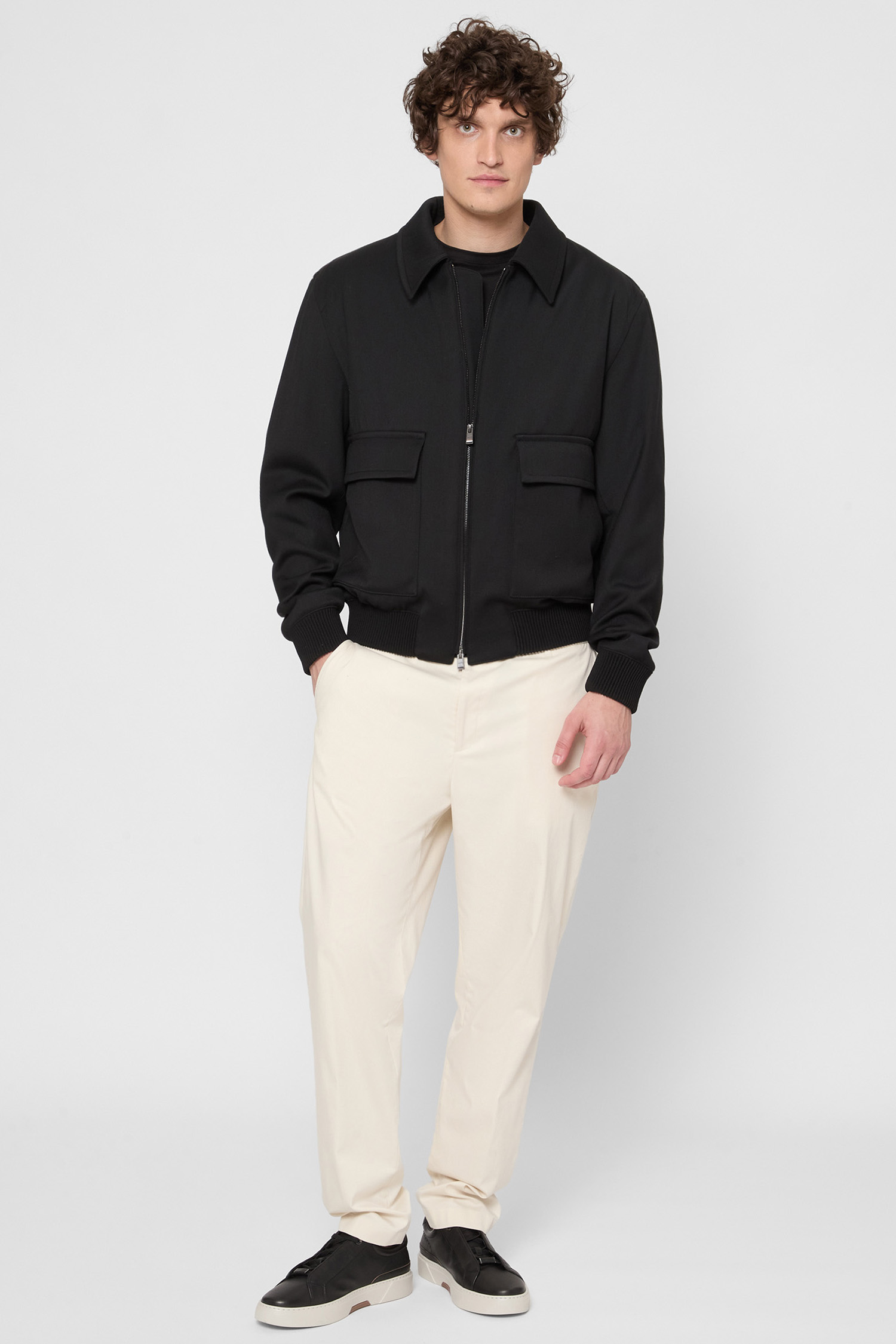 Мужская черная куртка BOSS 50547088;001