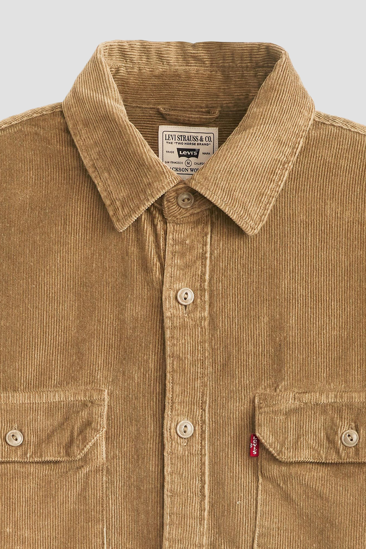 Мужская бежевая вельветовая рубашка Levi’s® 19573;0229