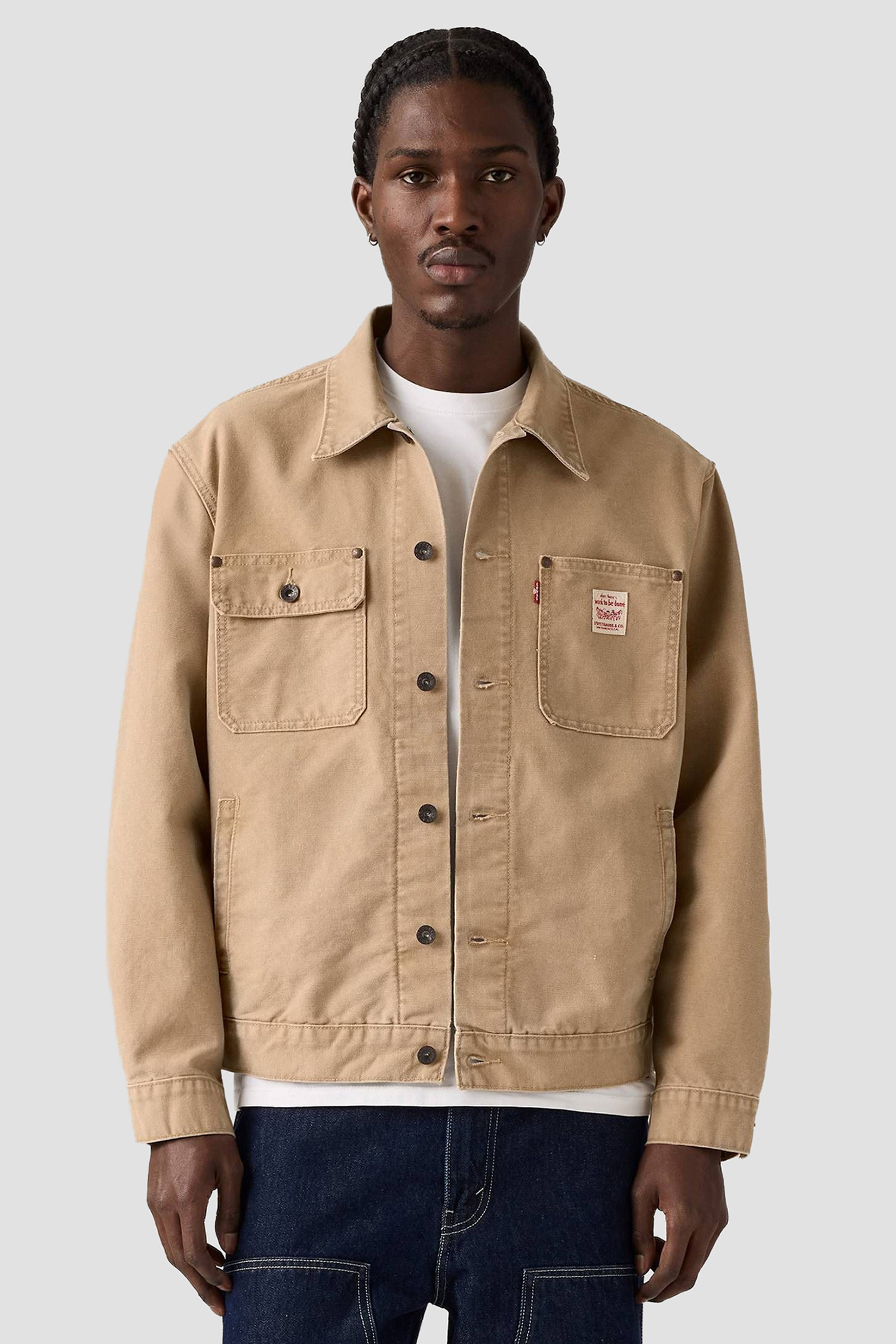Чоловіча бежева джинсова куртка Levi’s® A4820;0023