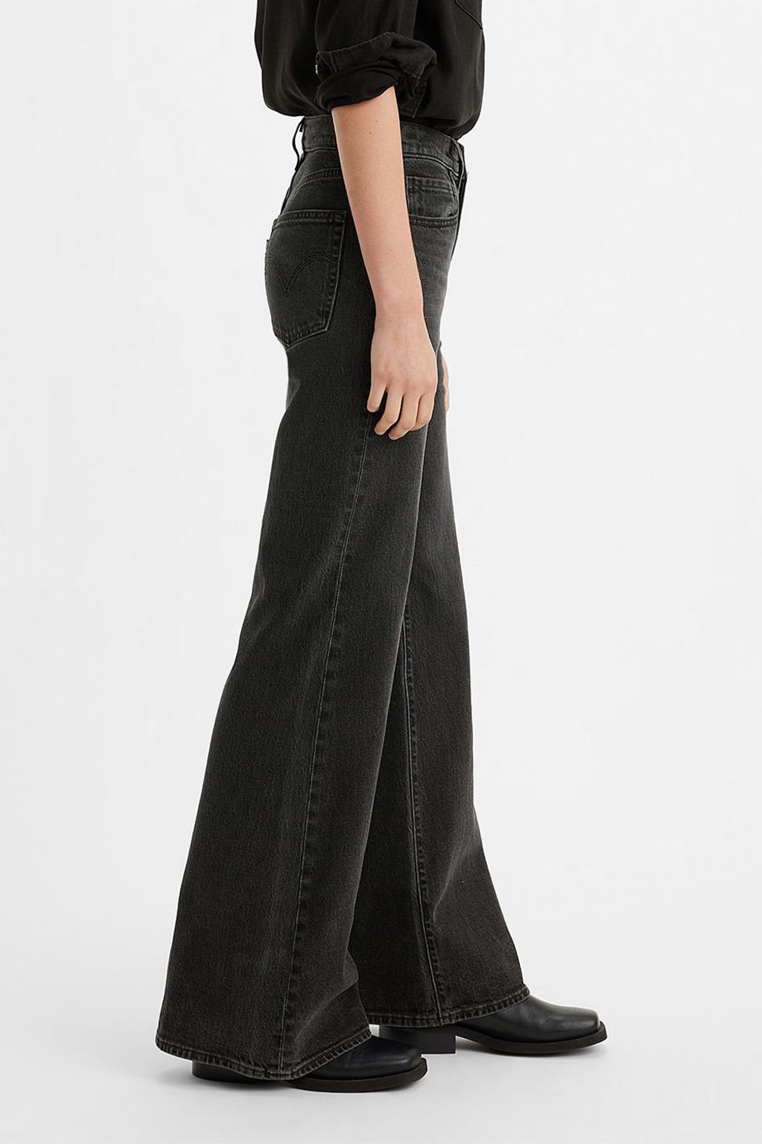 Женские черные джинсы Ribcage Bell Levi’s® A7503;0007