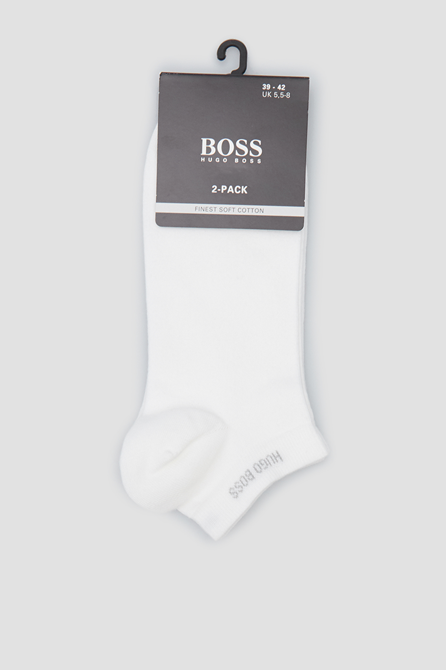 Чоловічі білі шкарпетки (2 пари) BOSS 50388443;100