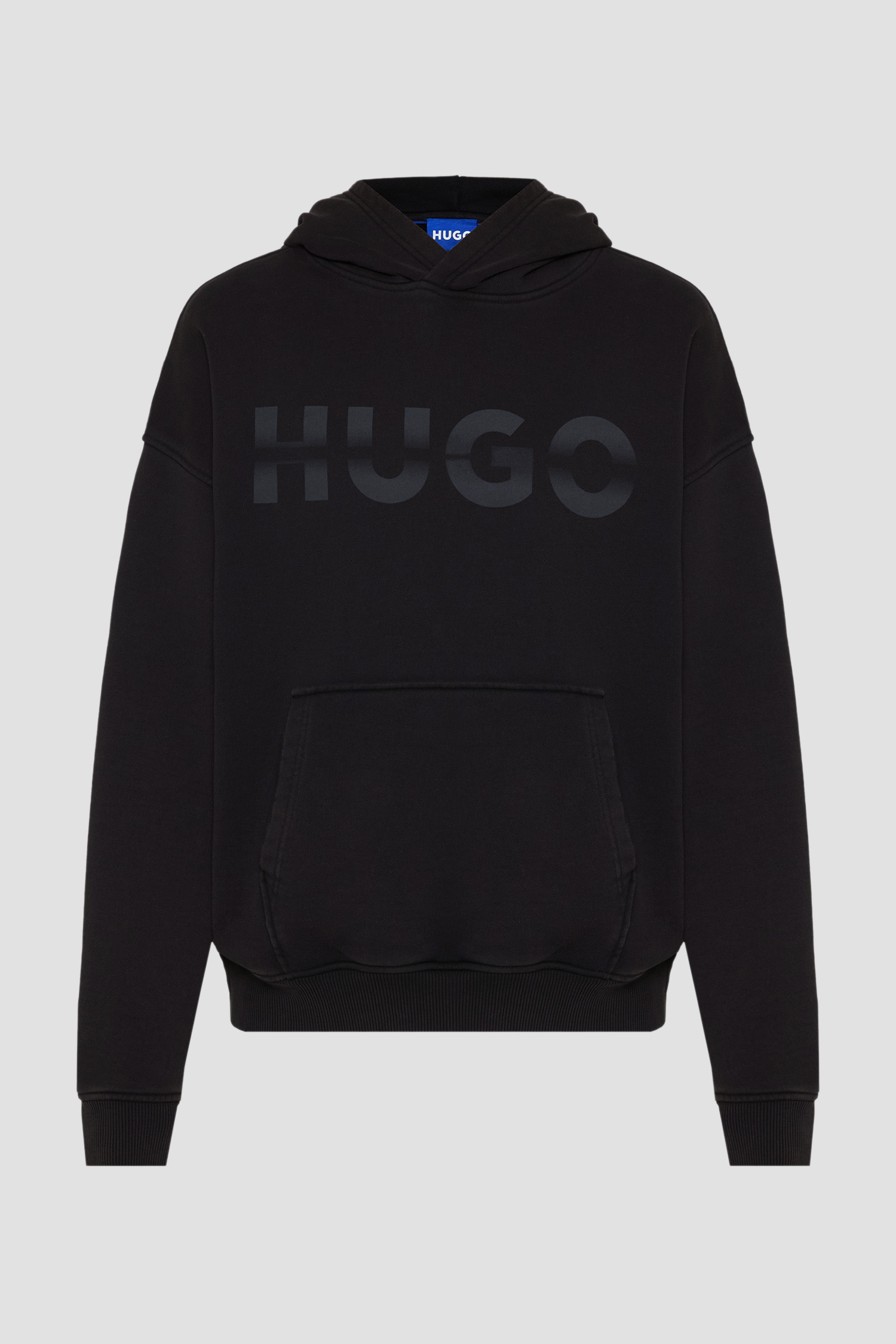 Мужское черное худи HUGO BLUE 50546532;036