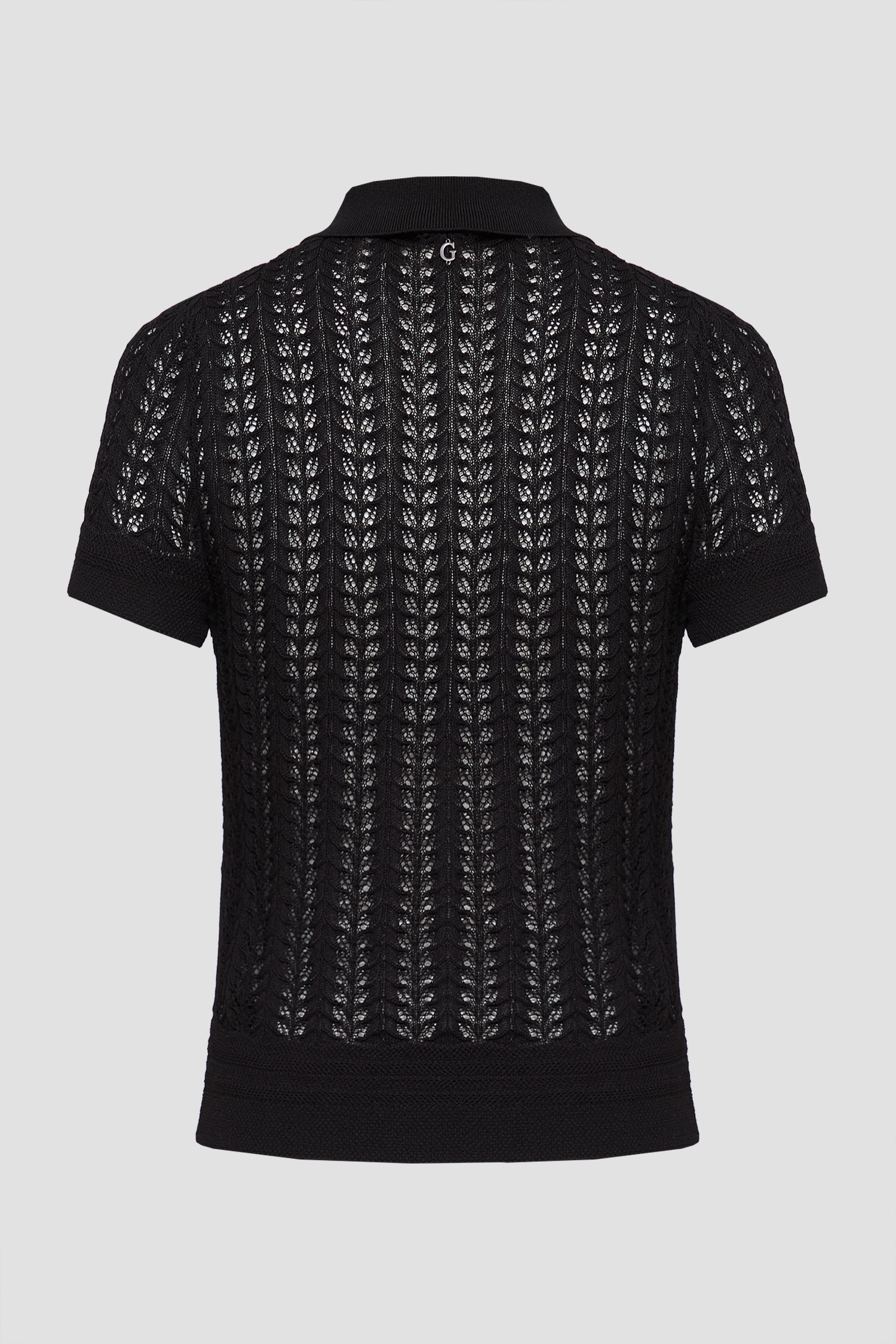Жіноче чорне поло Guess W6GR25.Z0672;JBLK