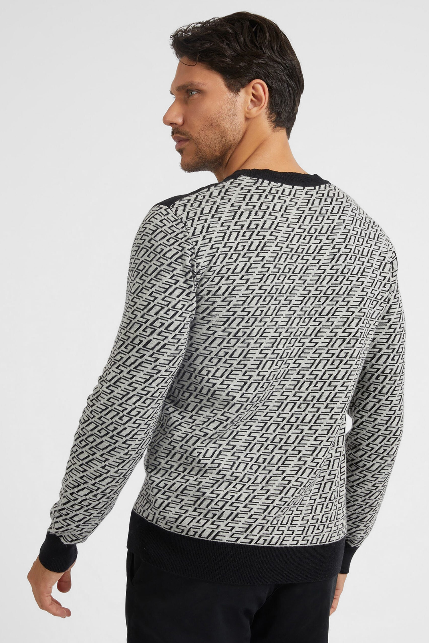 Мужской джемпер с узором Guess M2BR00.Z2PN0;P9NB