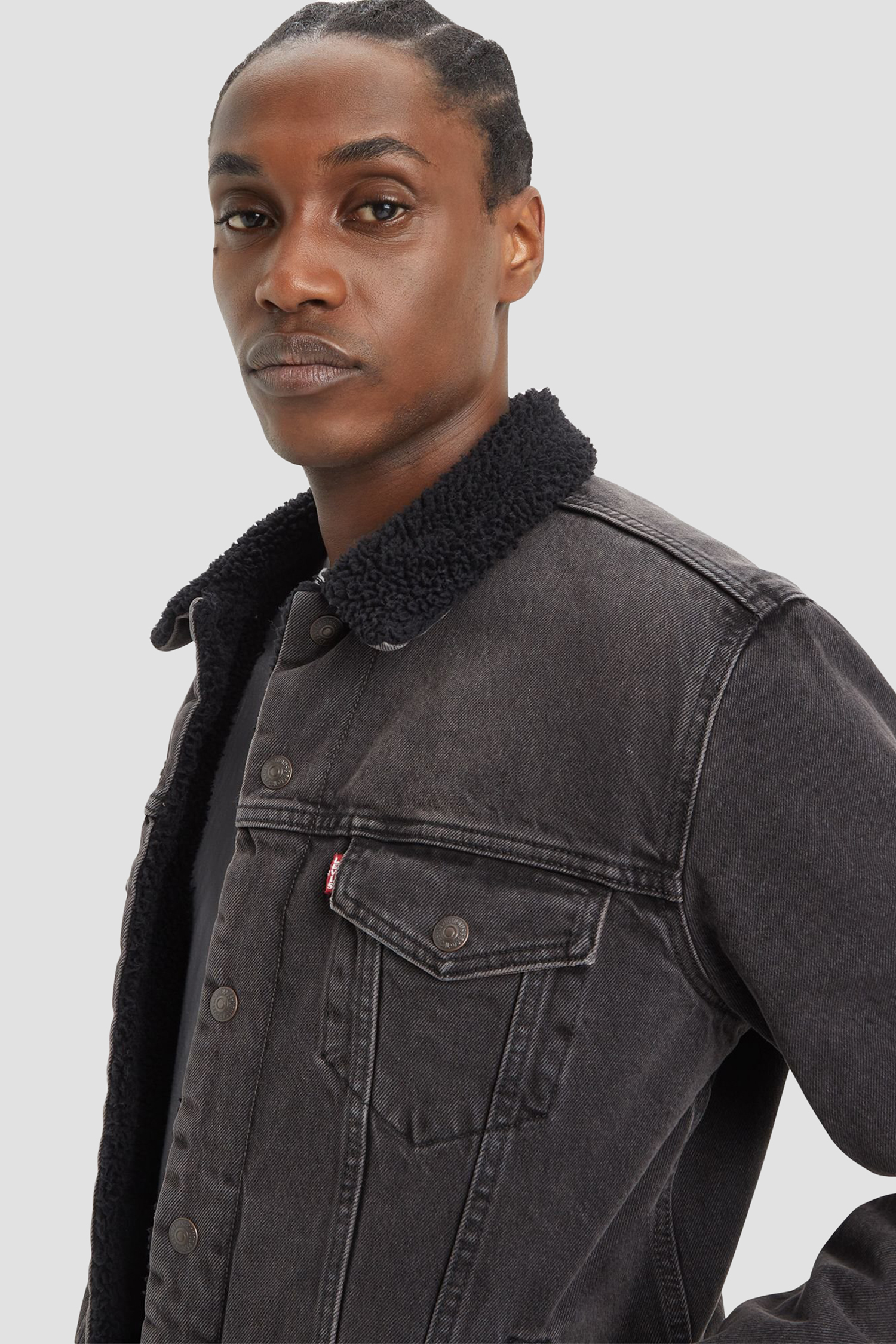 Чоловіча чорна джинсова куртка Levi’s® 16365;0241