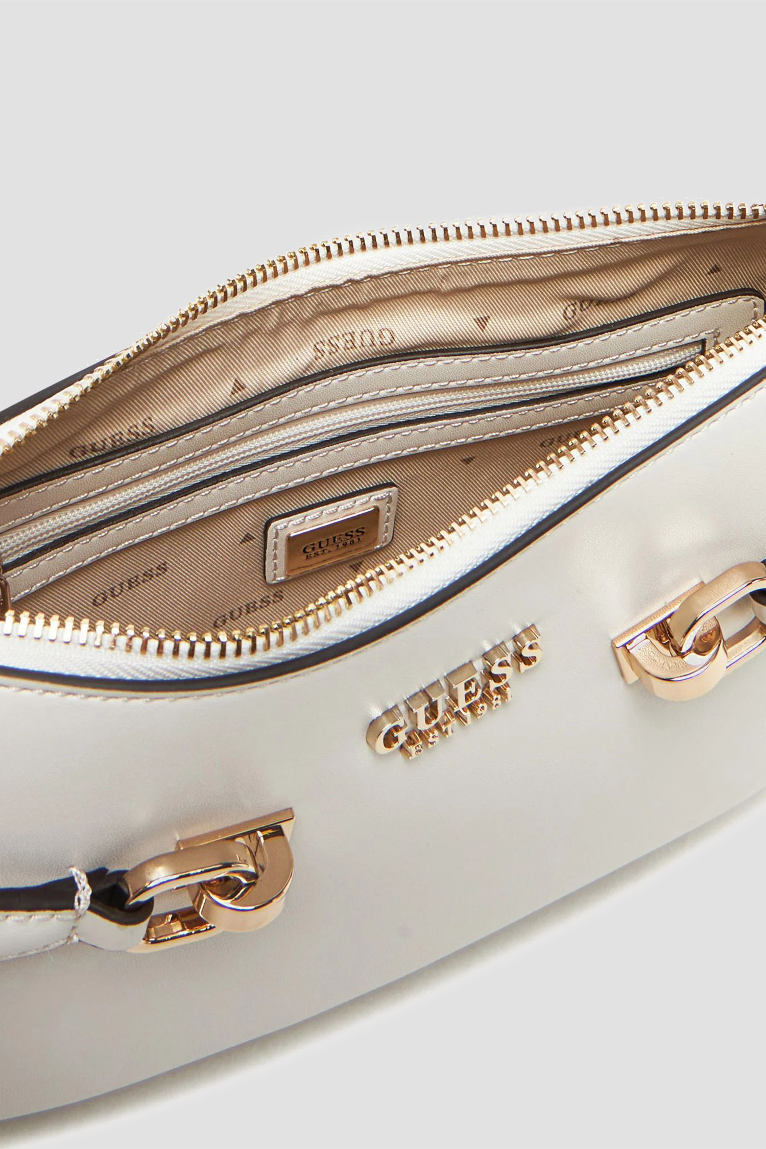 Женская белая сумка Guess HWVG96.39180;BON