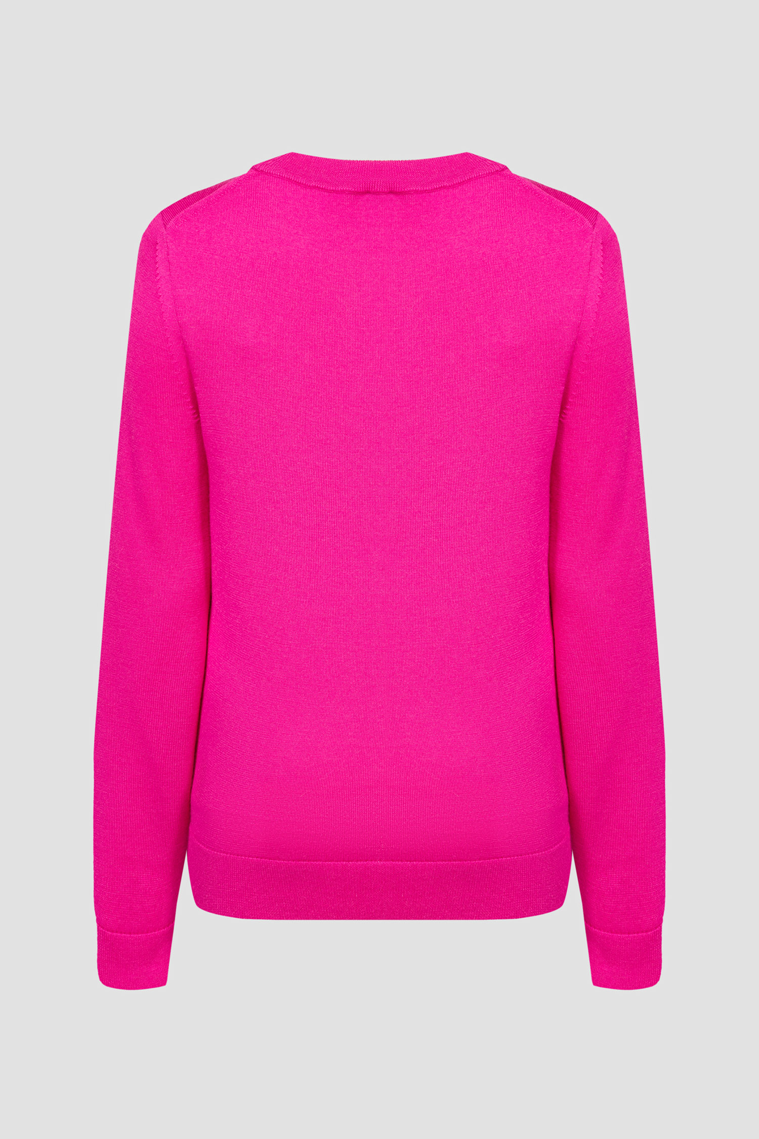 Женский розовый шерстяной джемпер BOSS 50492551;674