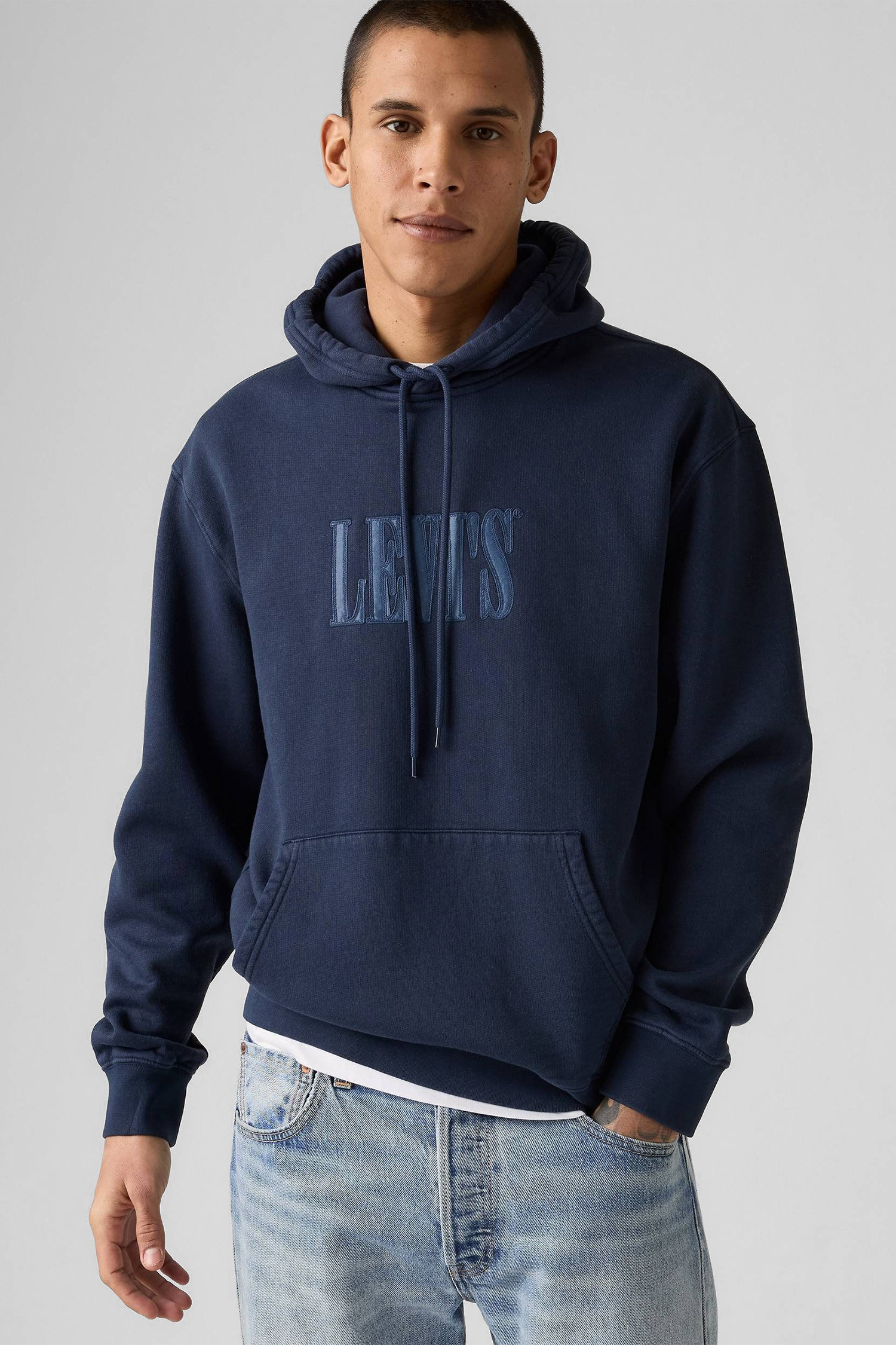Мужское темно-синее худи Levi’s® 38479;0380