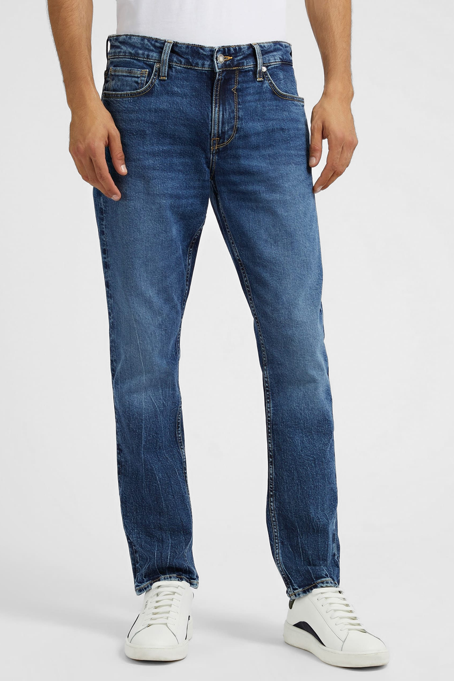 Мужские синие джинсы Guess M3RAS2.D4TB3;KEN1