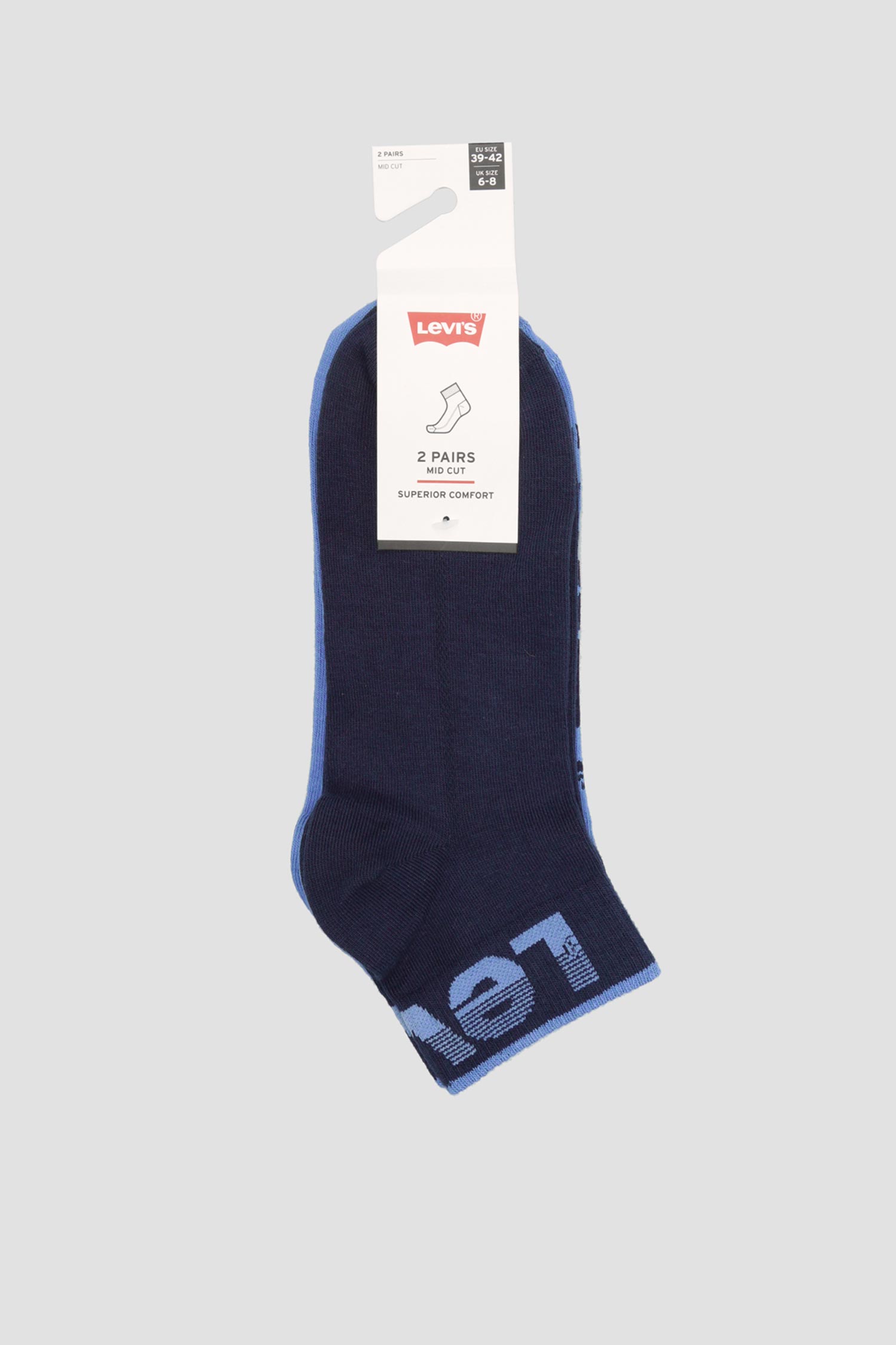 Сині шкарпетки для підлітків (2 пари) Levi’s® 701203950;002