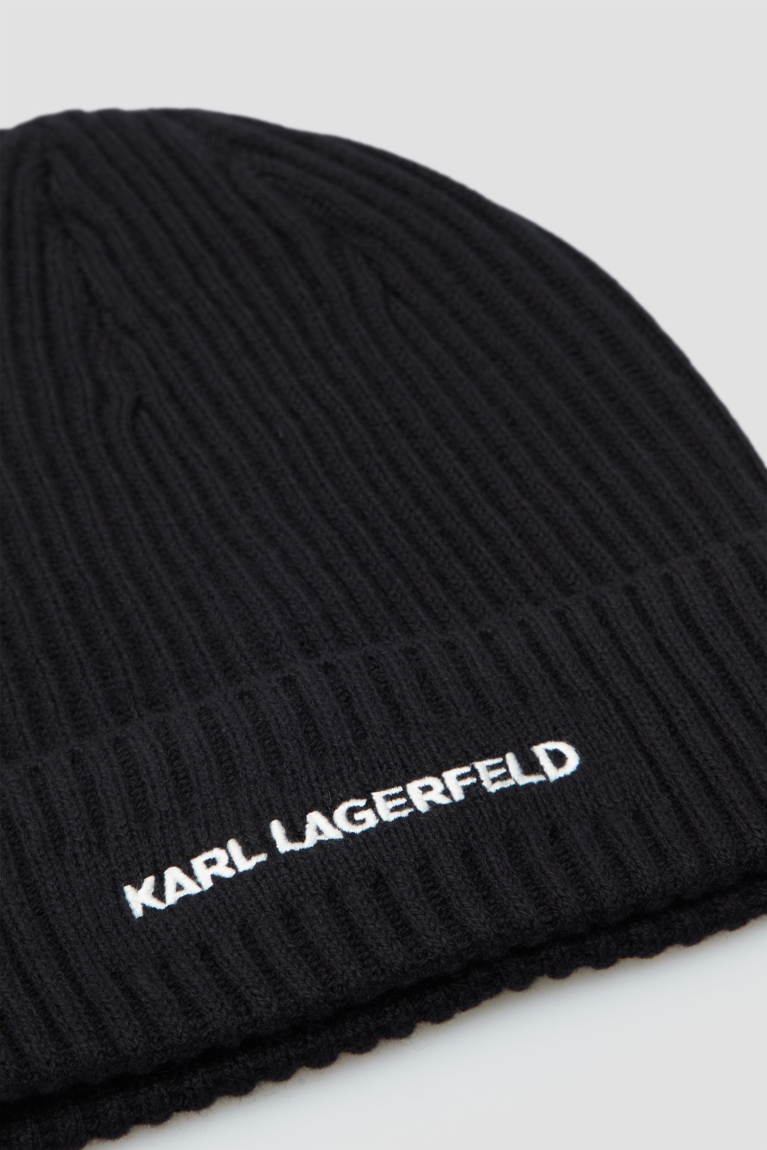 Чоловіча чорна вовняна шапка Karl Lagerfeld 544305.805601;990