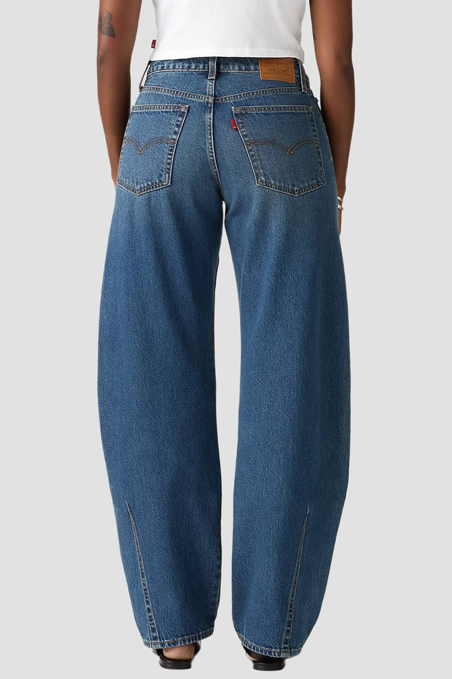 Женские синие джинсы Baggy Dad Barrel Levi’s® 0039A;0001