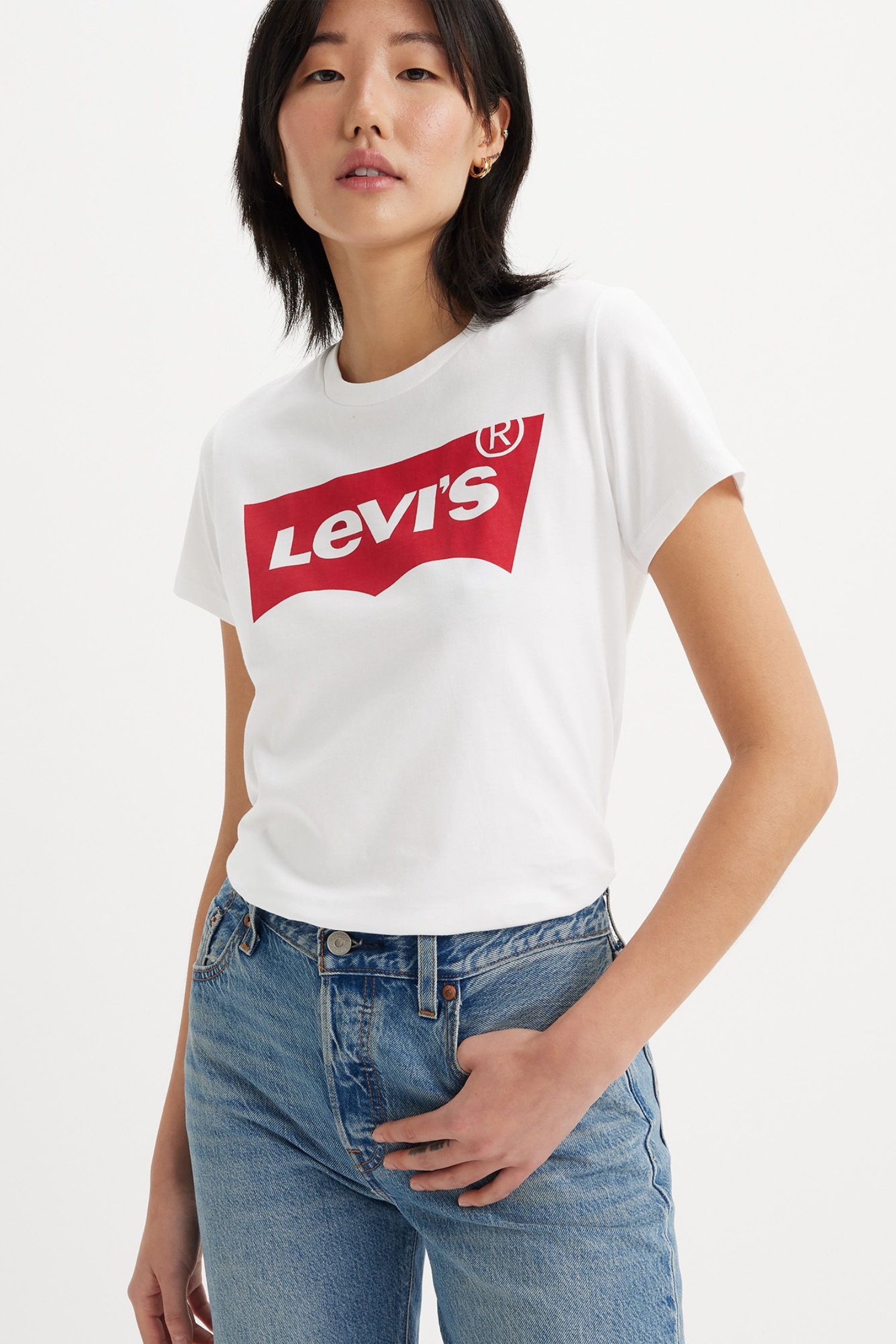 Жіноча біла футболка Levi’s® 17369;0053