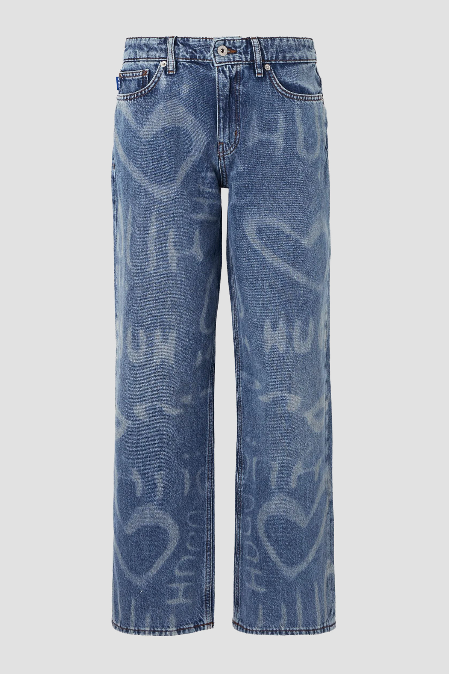 Женские голубые джинсы с узором HUGO BLUE 50553051;430