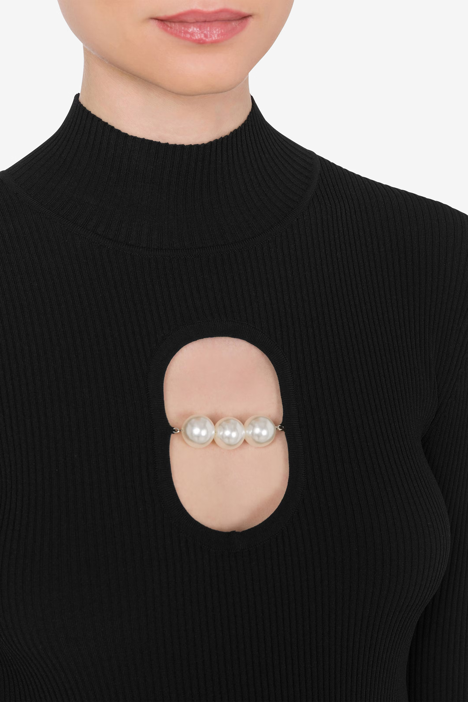 Женское черное боди Moschino A1180.8701;0555