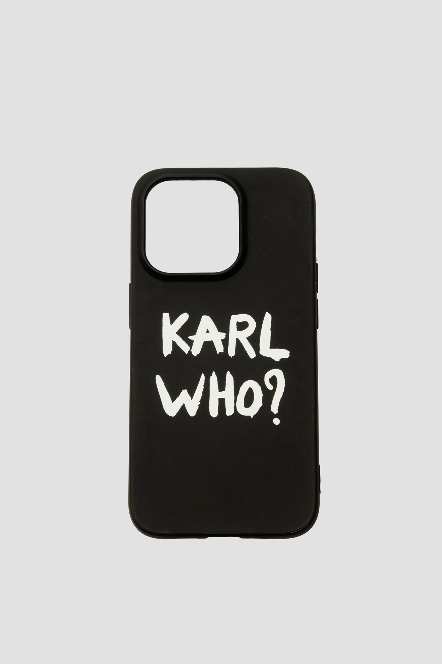 Чорний чохол для телефона iPhone 14 Pro Karl Lagerfeld Чохол KL Who iPhone14pro;BLACK