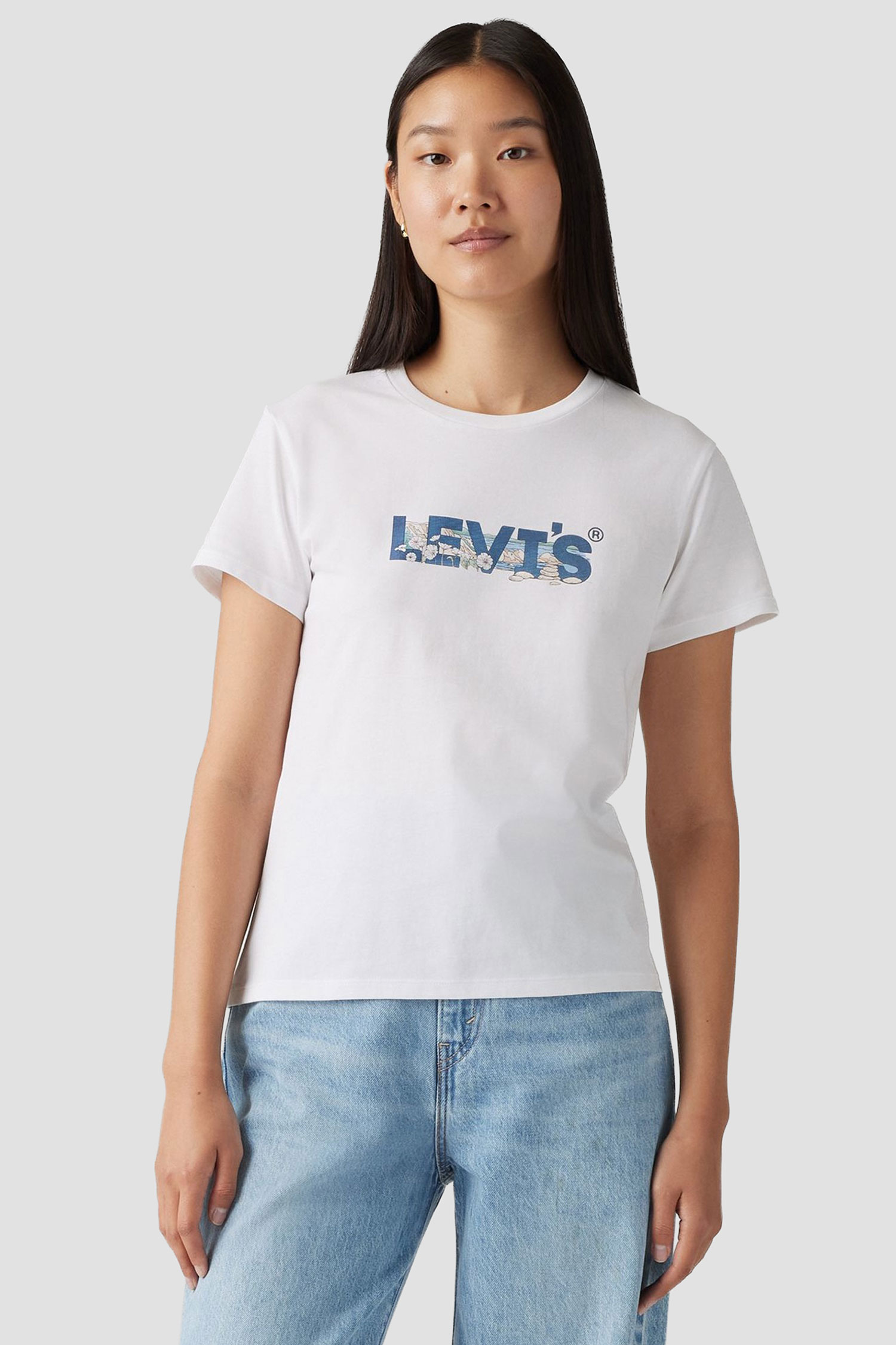Женская белая футболка Levi’s® 17369;3017
