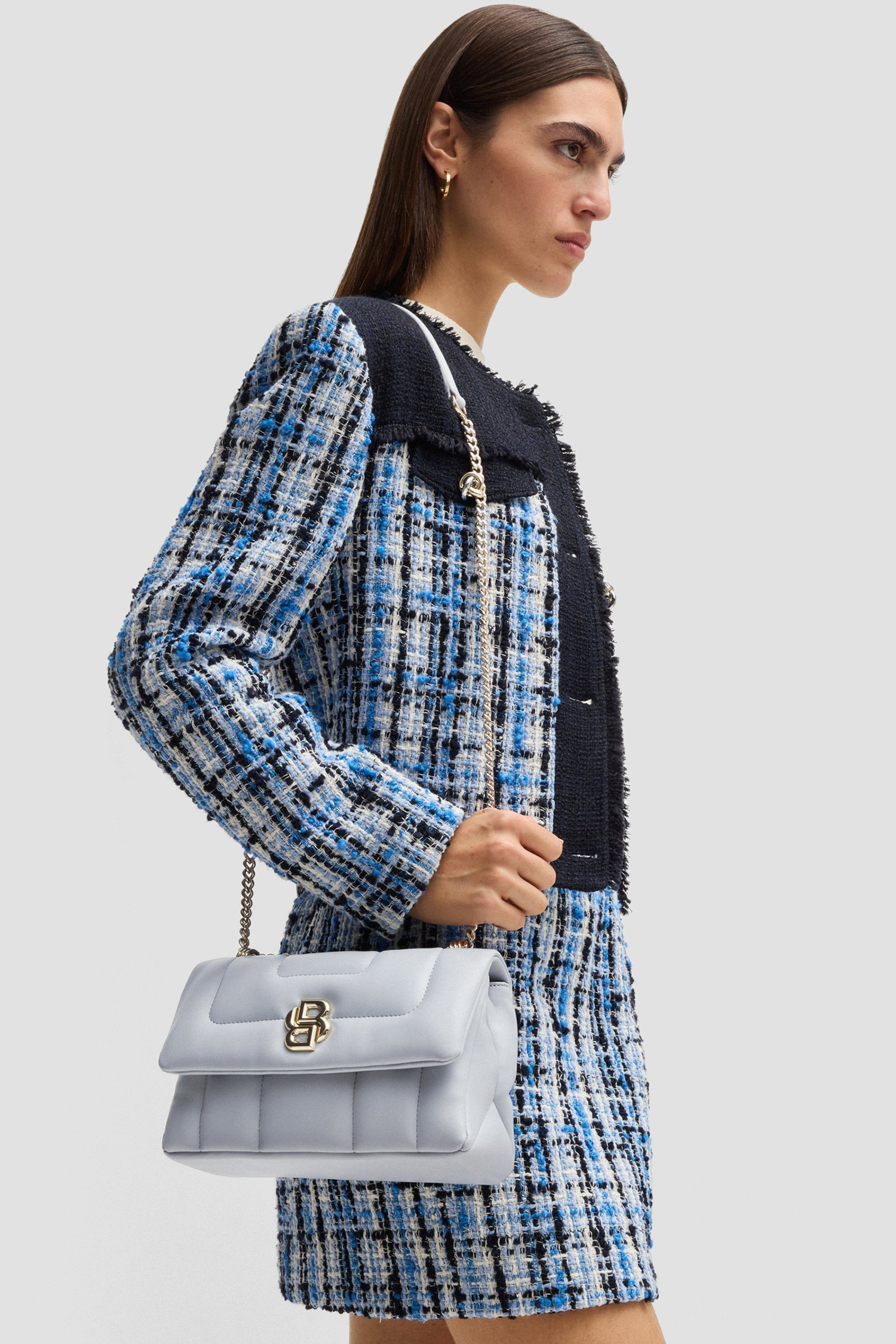 Женская серая сумка BOSS 50523348;050