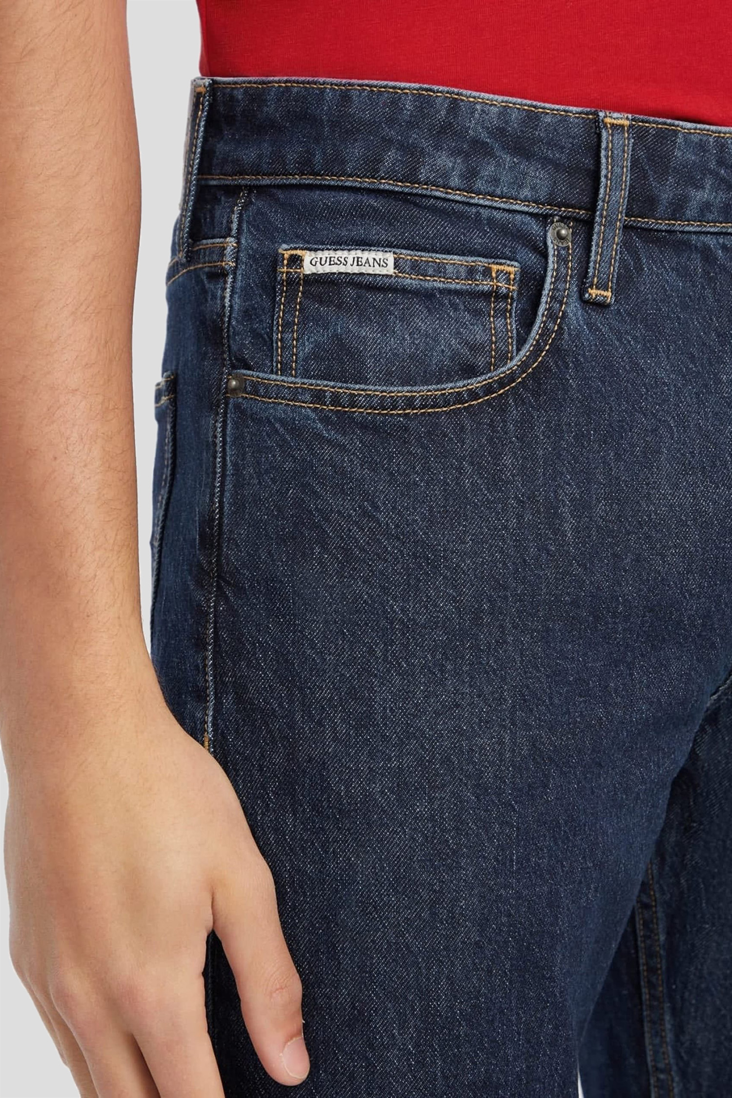 Мужские темно-синие джинсы Guess Jeans M4YA1B.D5DO3;GAD1