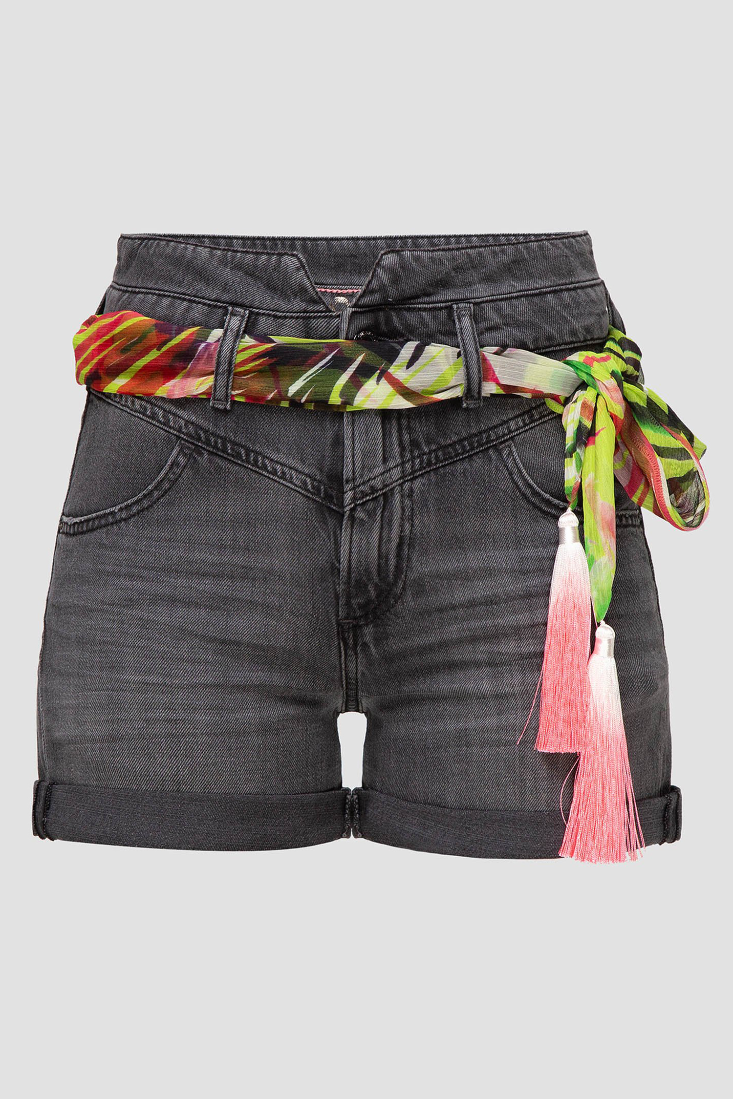 Женские серые джинсовые шорты Guess W02D20.D3ZU1;WSMY