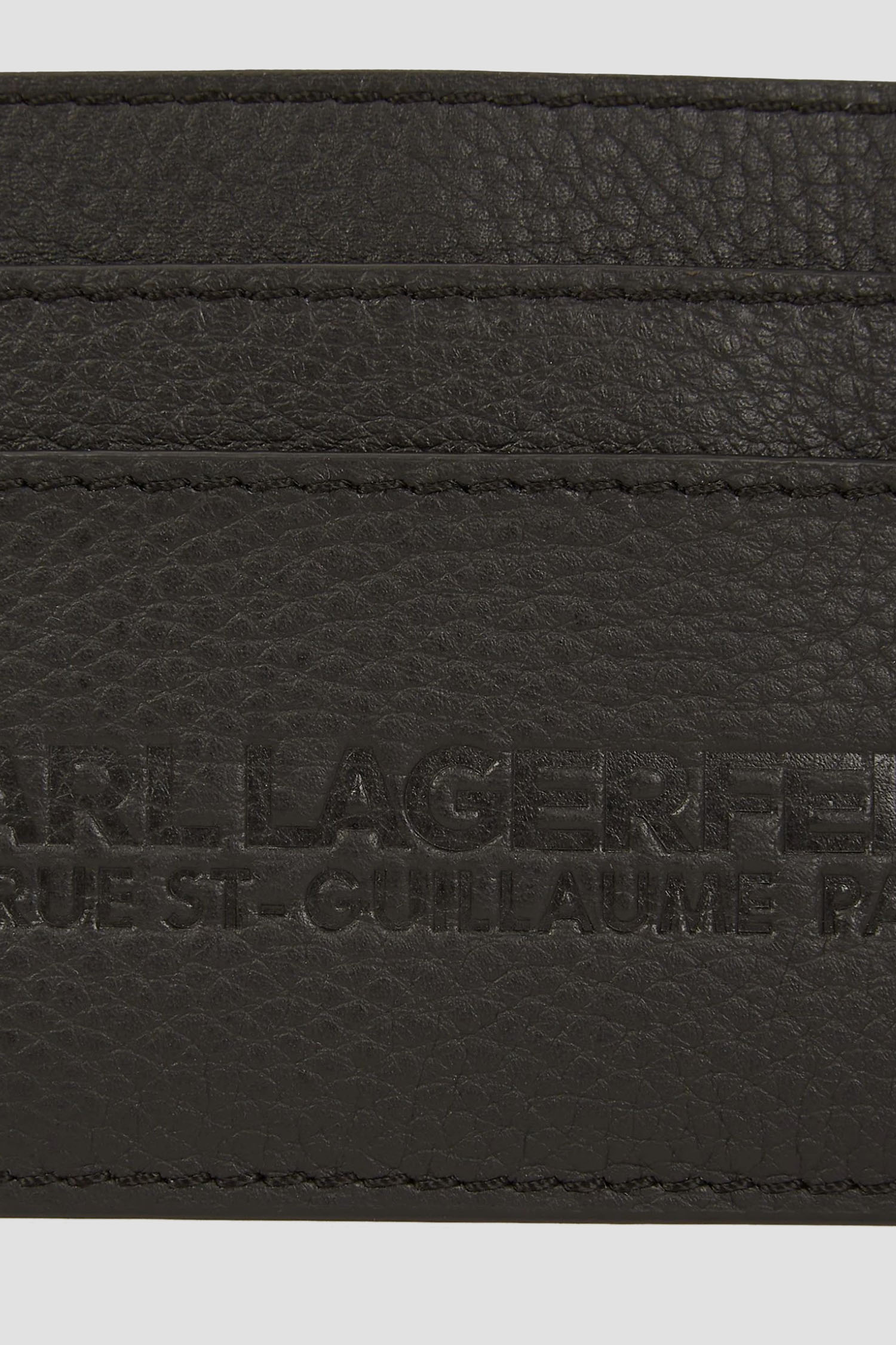 Мужской черный кожаный кардхолдер Karl Lagerfeld A3M32051;999