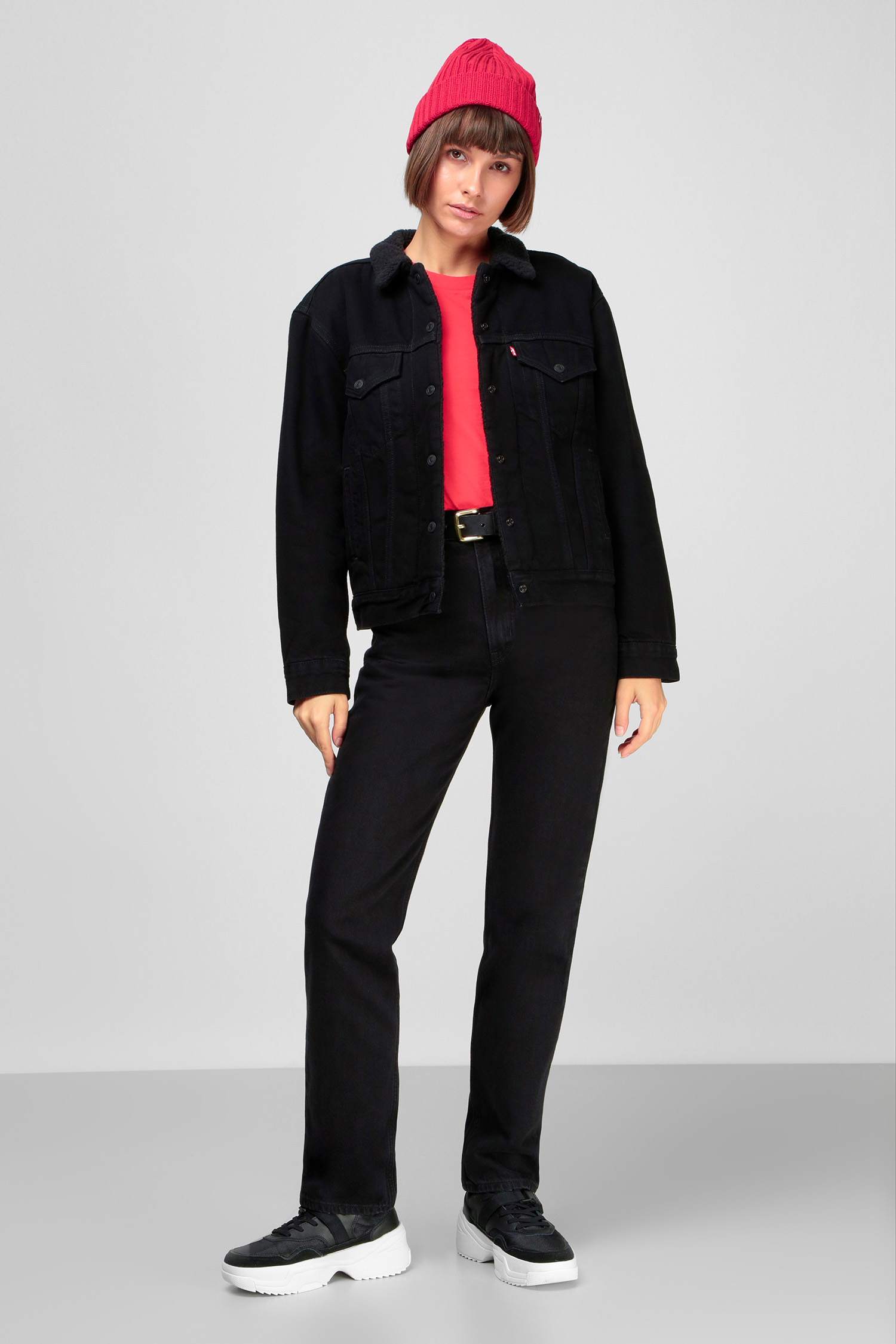 Жіноча чорна джинсова куртка Levi’s® 36137;0015