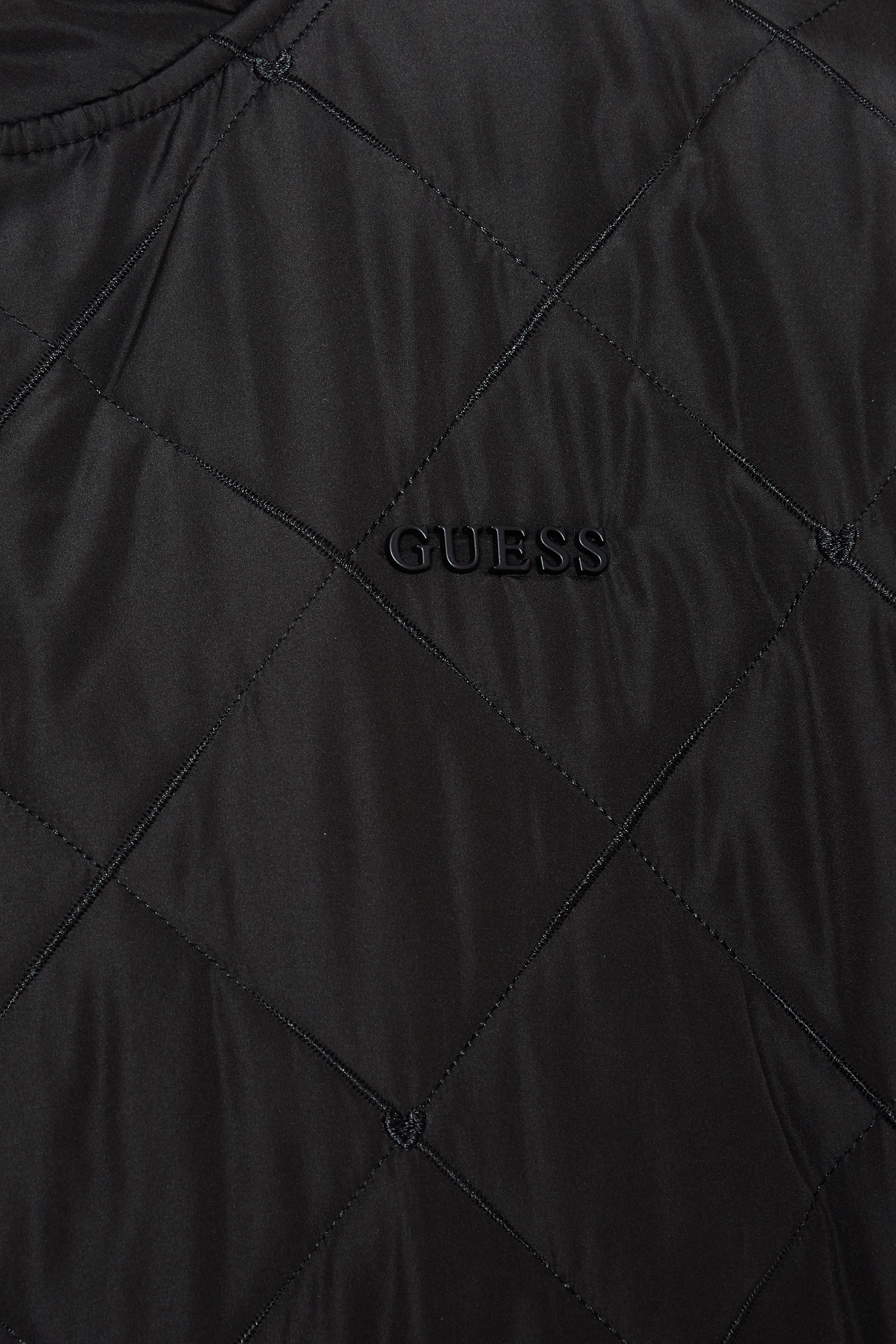 Женский черный бомбер Guess V6RL03.WL132;JBLK