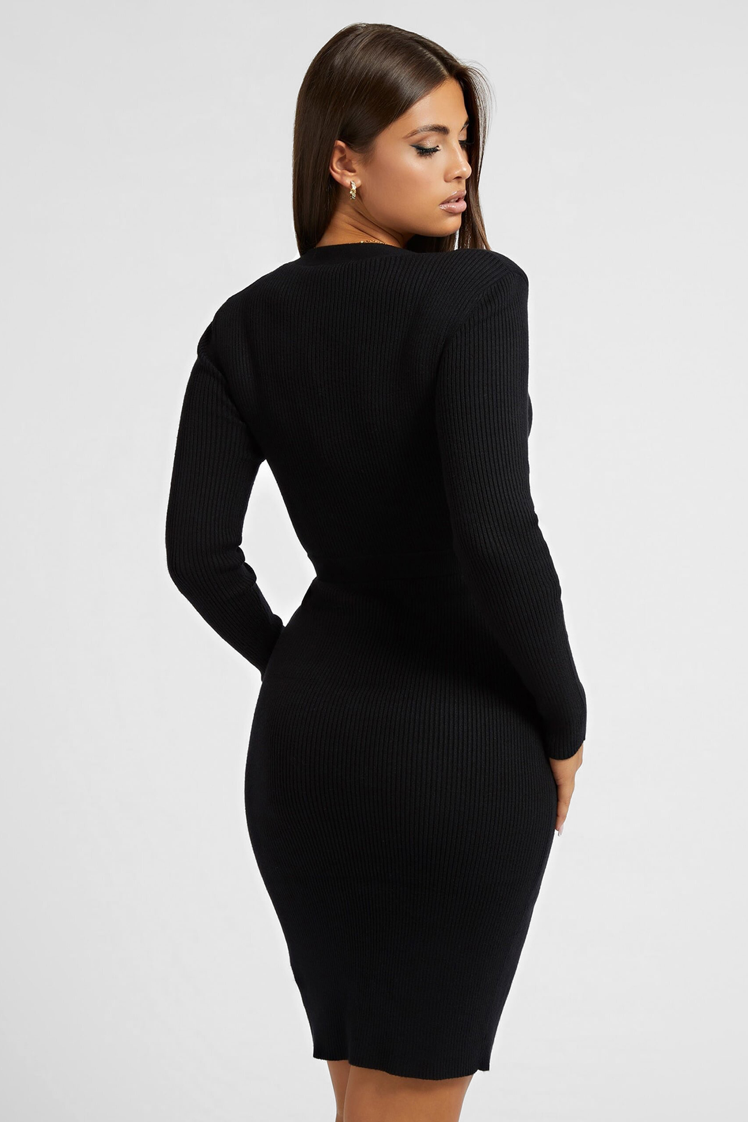 Женское черное платье Guess W2BK39.Z2V42;JBLK