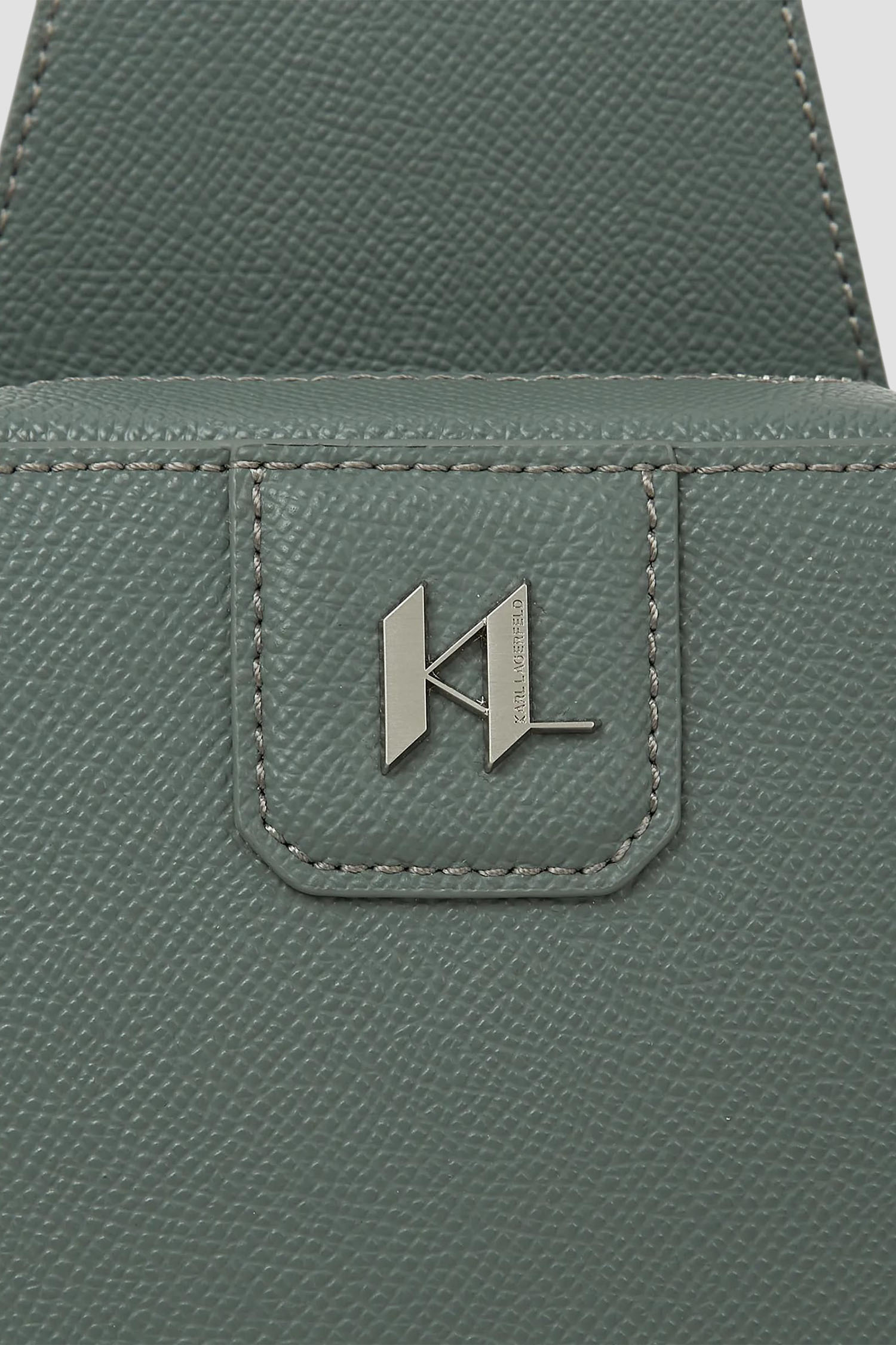 Чоловіча оливкова шкіряна сумка Karl Lagerfeld A3M30158;2FJ