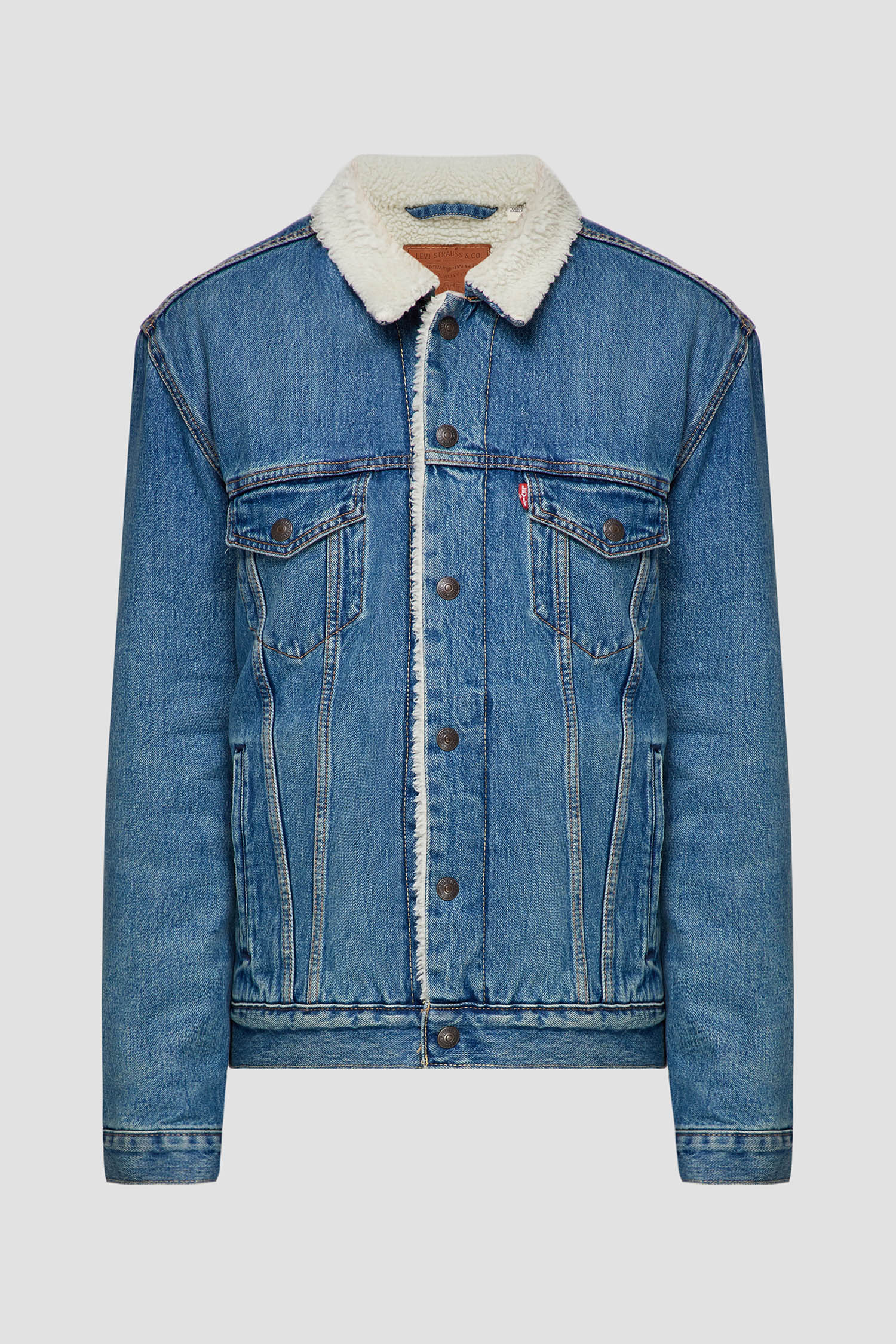Мужская голубая джинсовая куртка Levi’s® 16365;0128