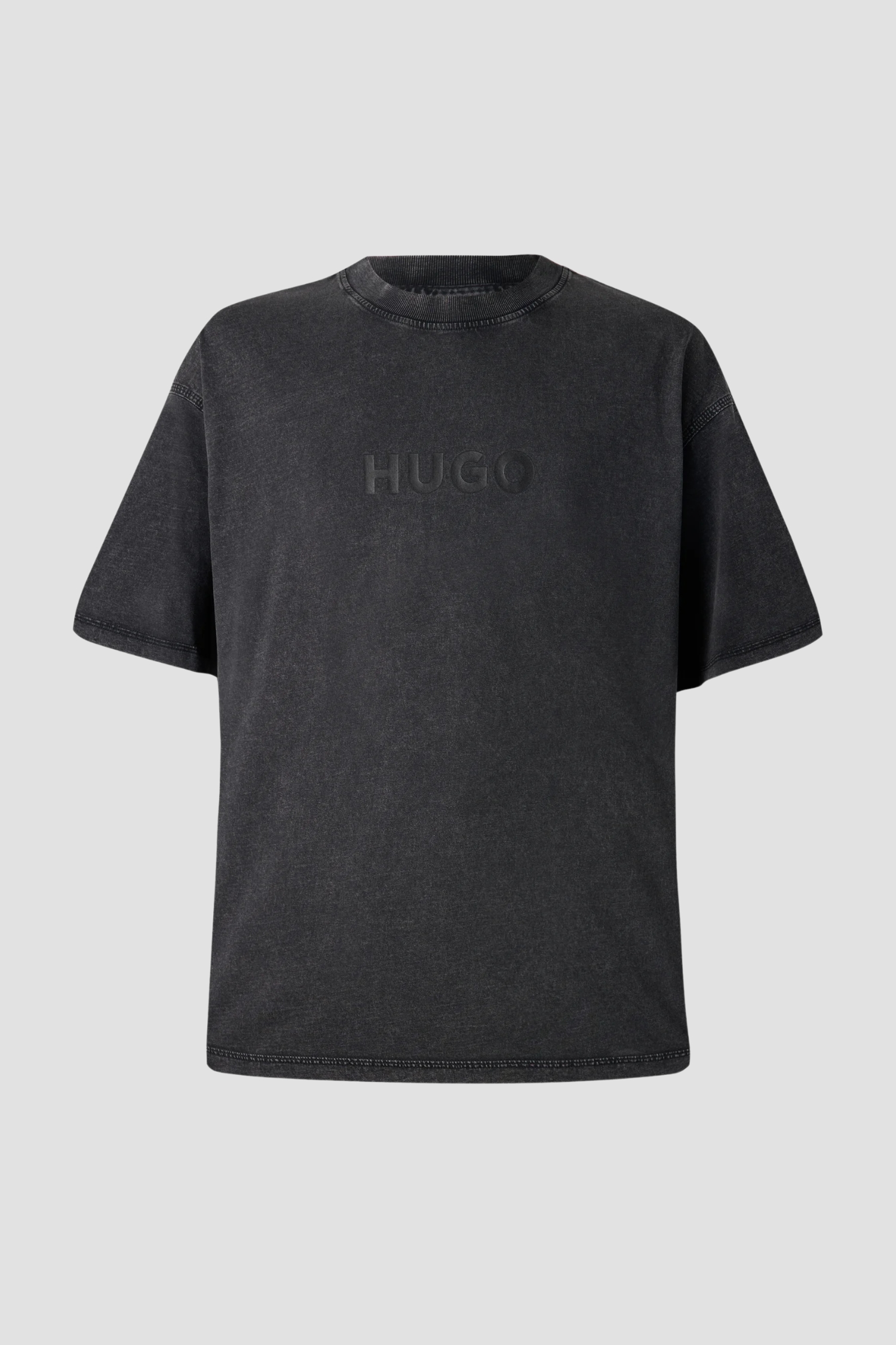 Мужская серая футболка HUGO BLUE 50542638;001