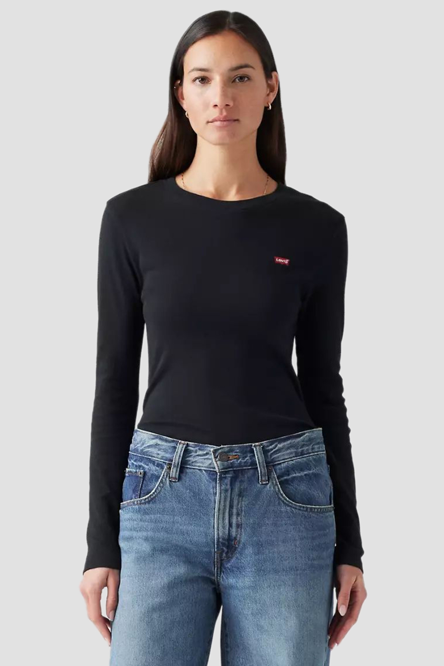 Жіночий чорний лонгслів Levi’s® 000KL;0001