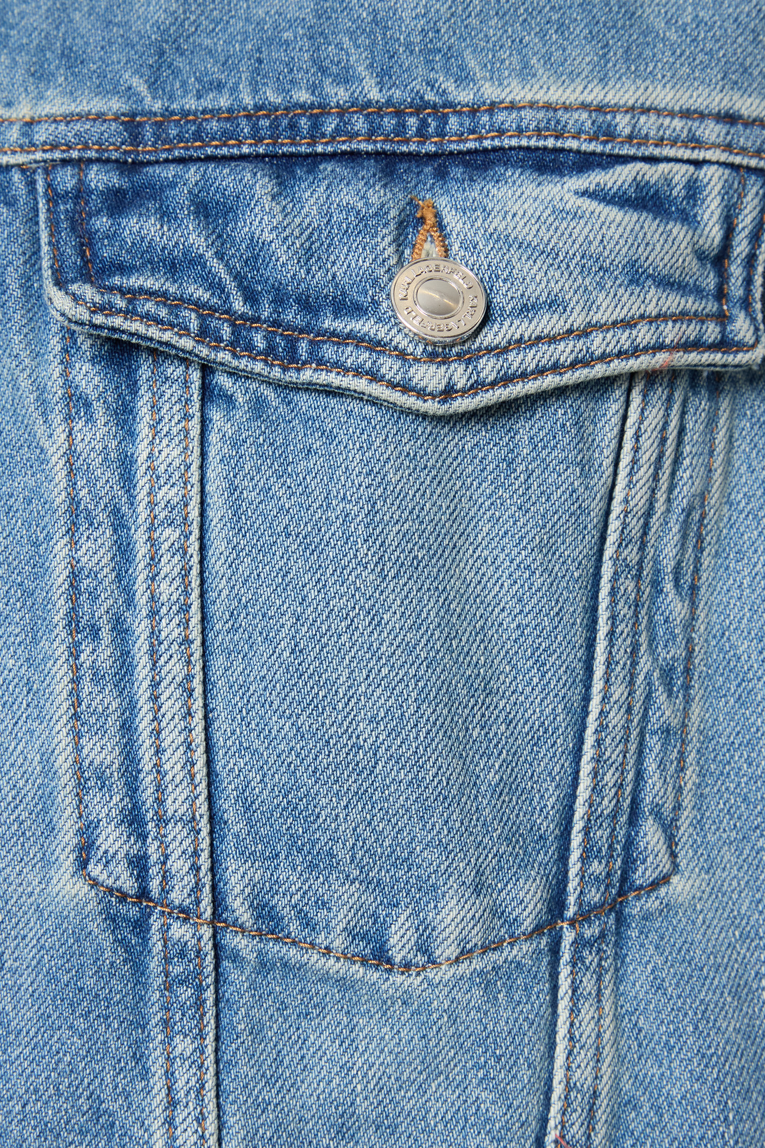 Мужская голубая джинсовая куртка Karl Lagerfeld 552865.505805;670