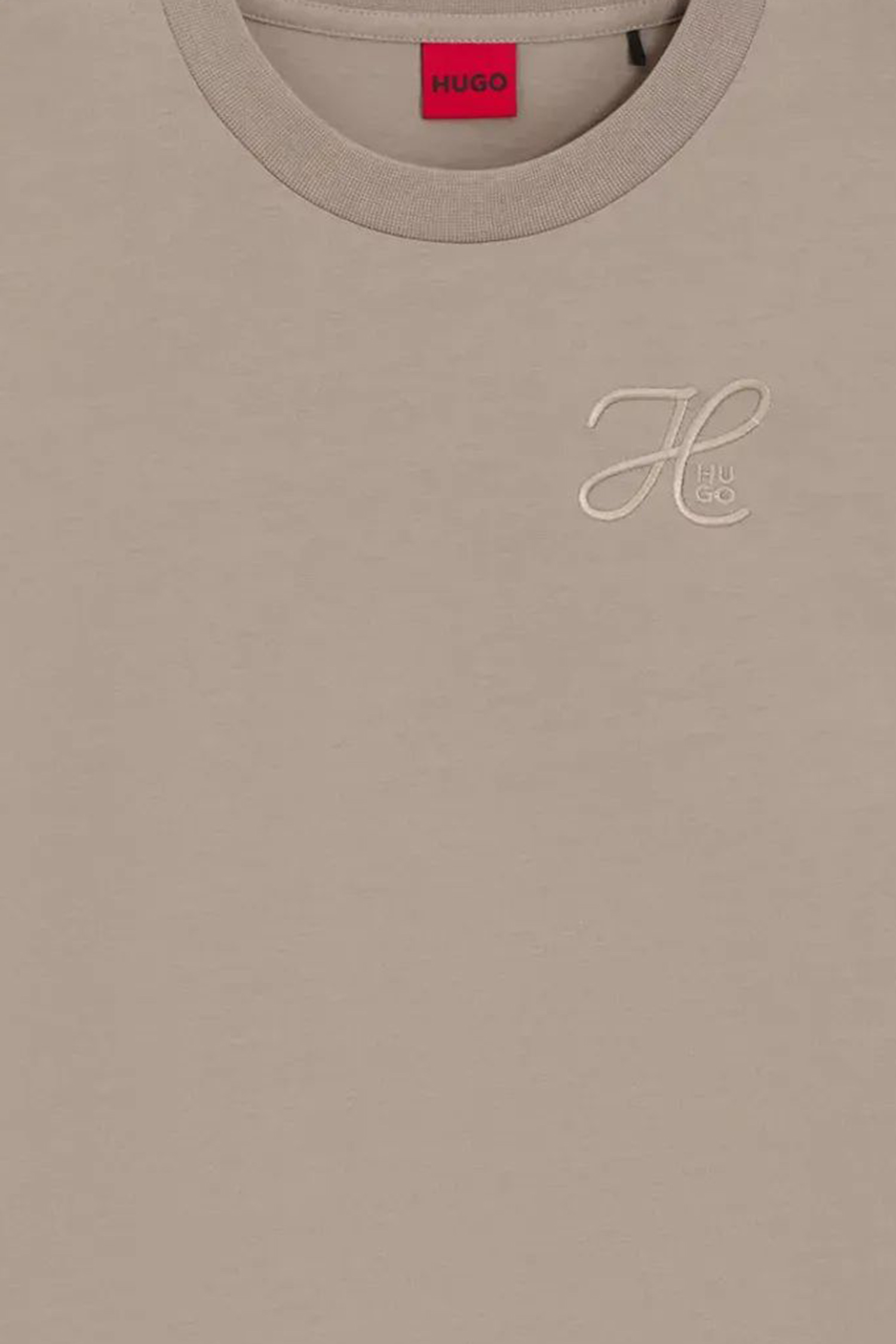 Жіноча бежева футболка HUGO 50550901;273