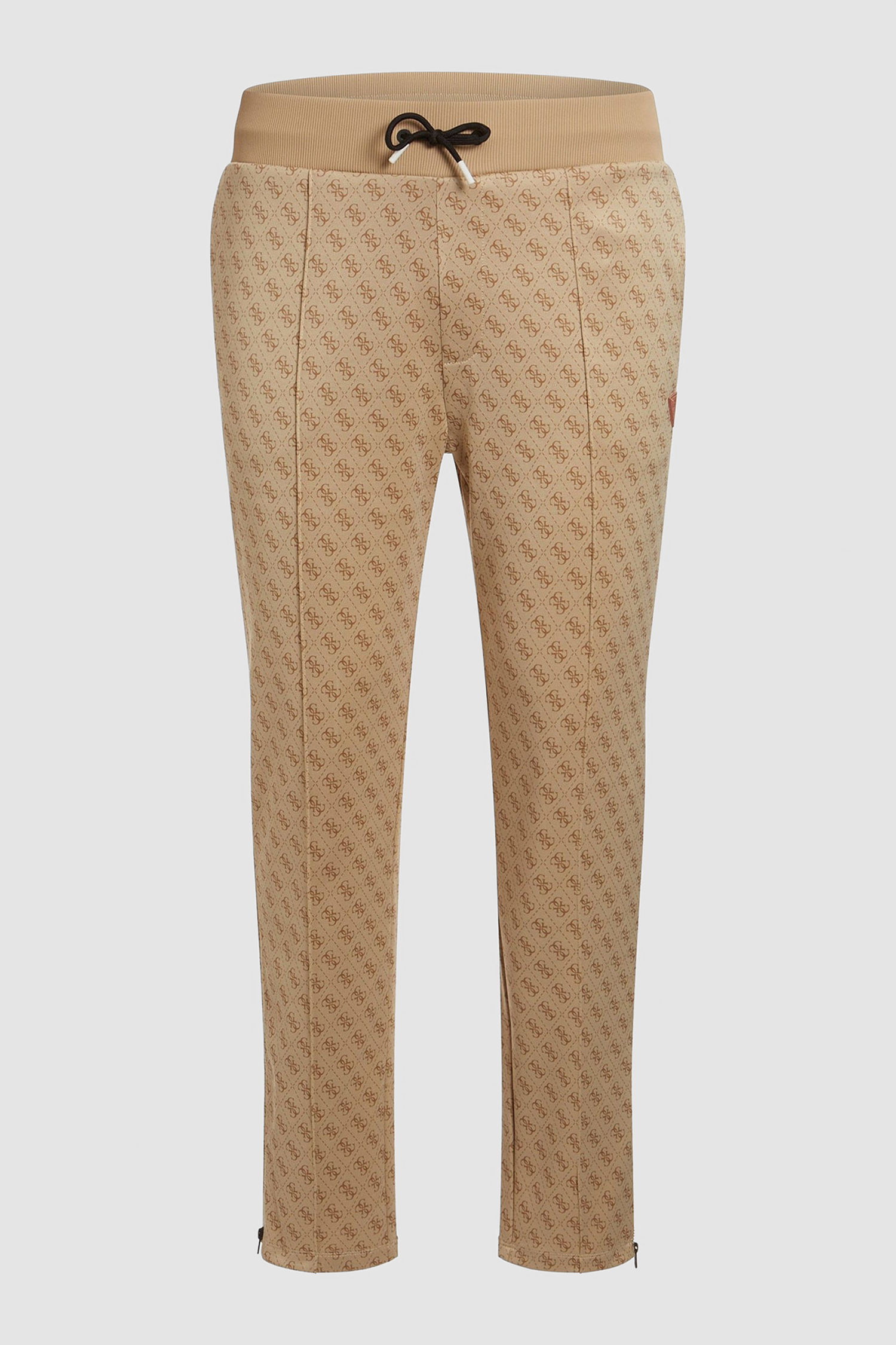 Мужские бежевые спортивные брюки с узором Guess Z2BB05.FL04Q;P13W